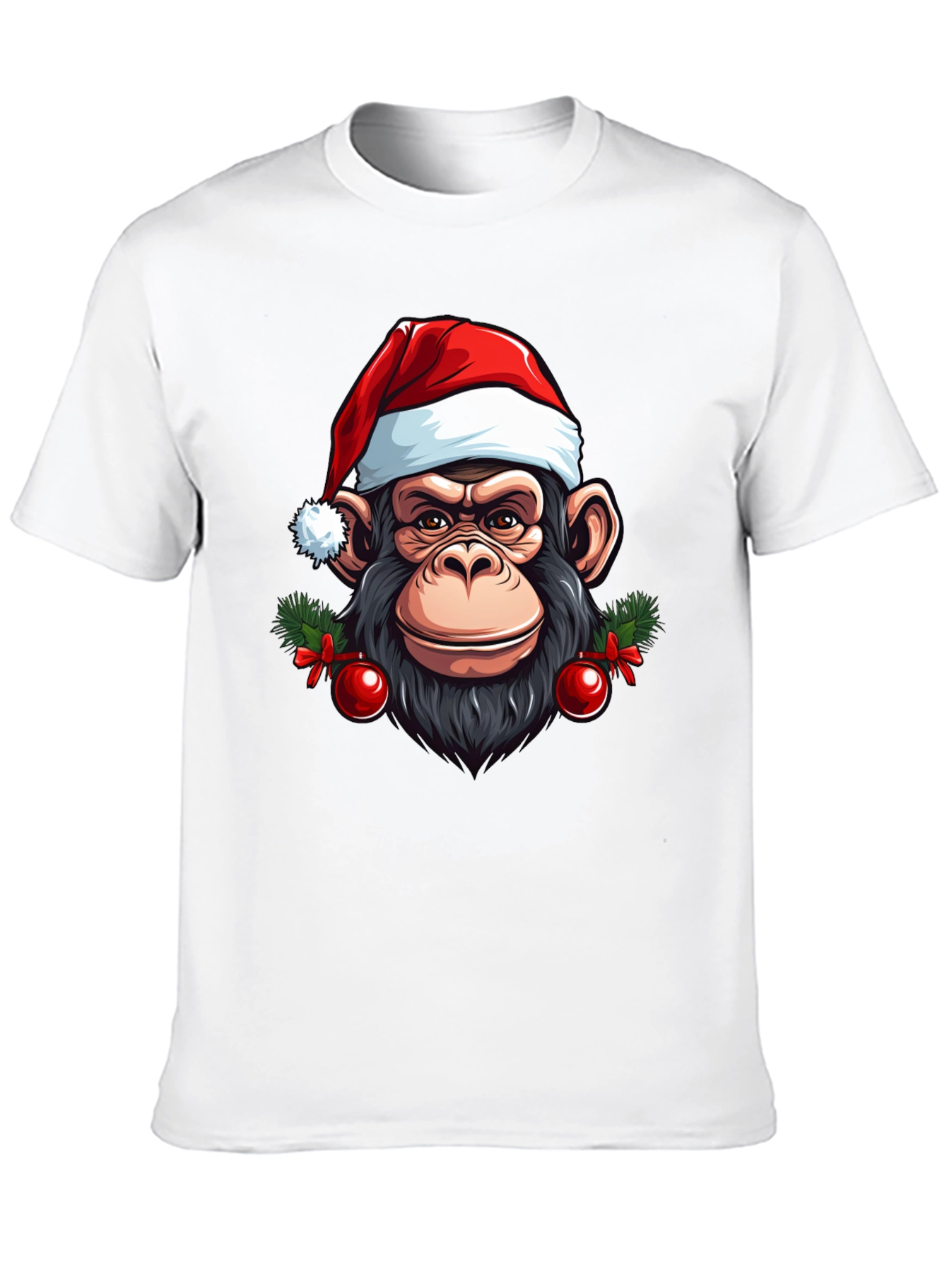 Festive Monkey Graphic Tee - 10