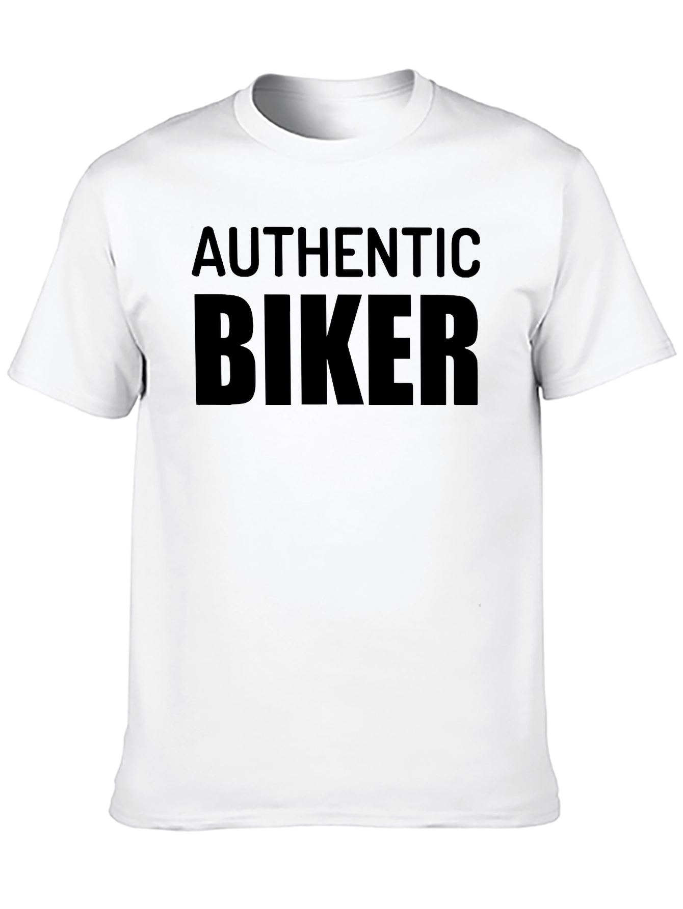 Black Authentic Biker Black T-Shirt view 10