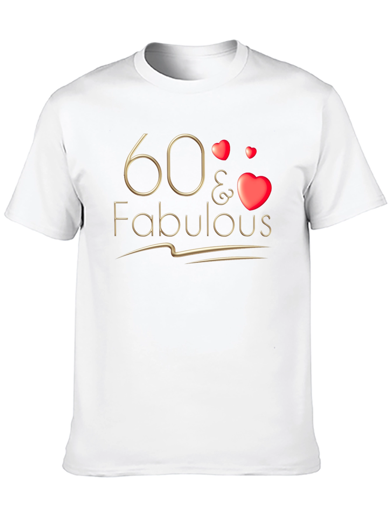 Black 60 & Fabulous T-Shirt view 10