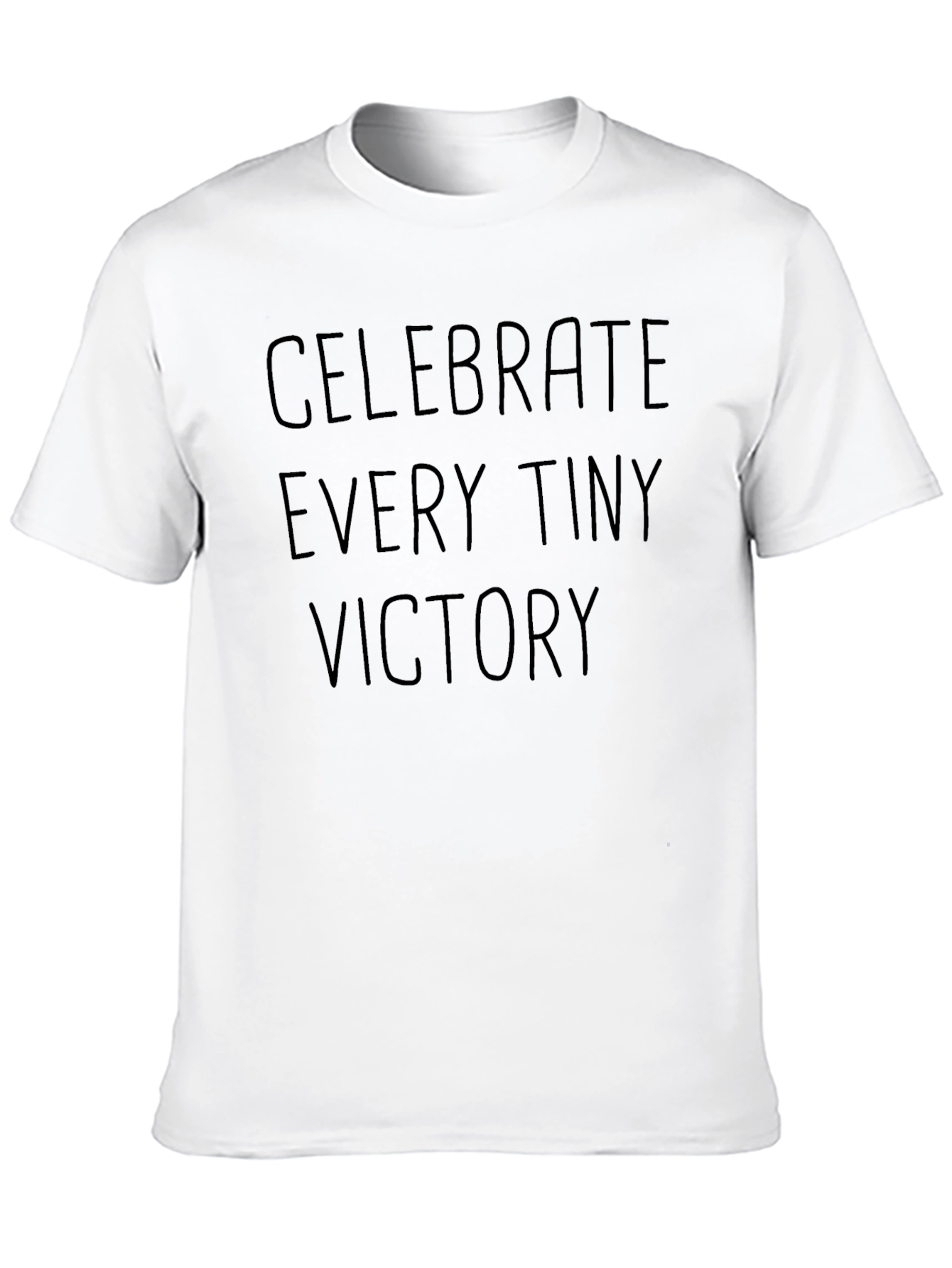 Black Celebrate Every Tiny Victory - Black Graphic Tee view 10