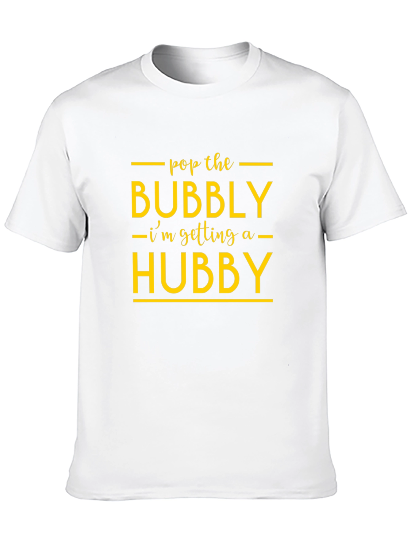 Black Pop the Bubbly Hubby Graphic Tee - Black Cotton view 10