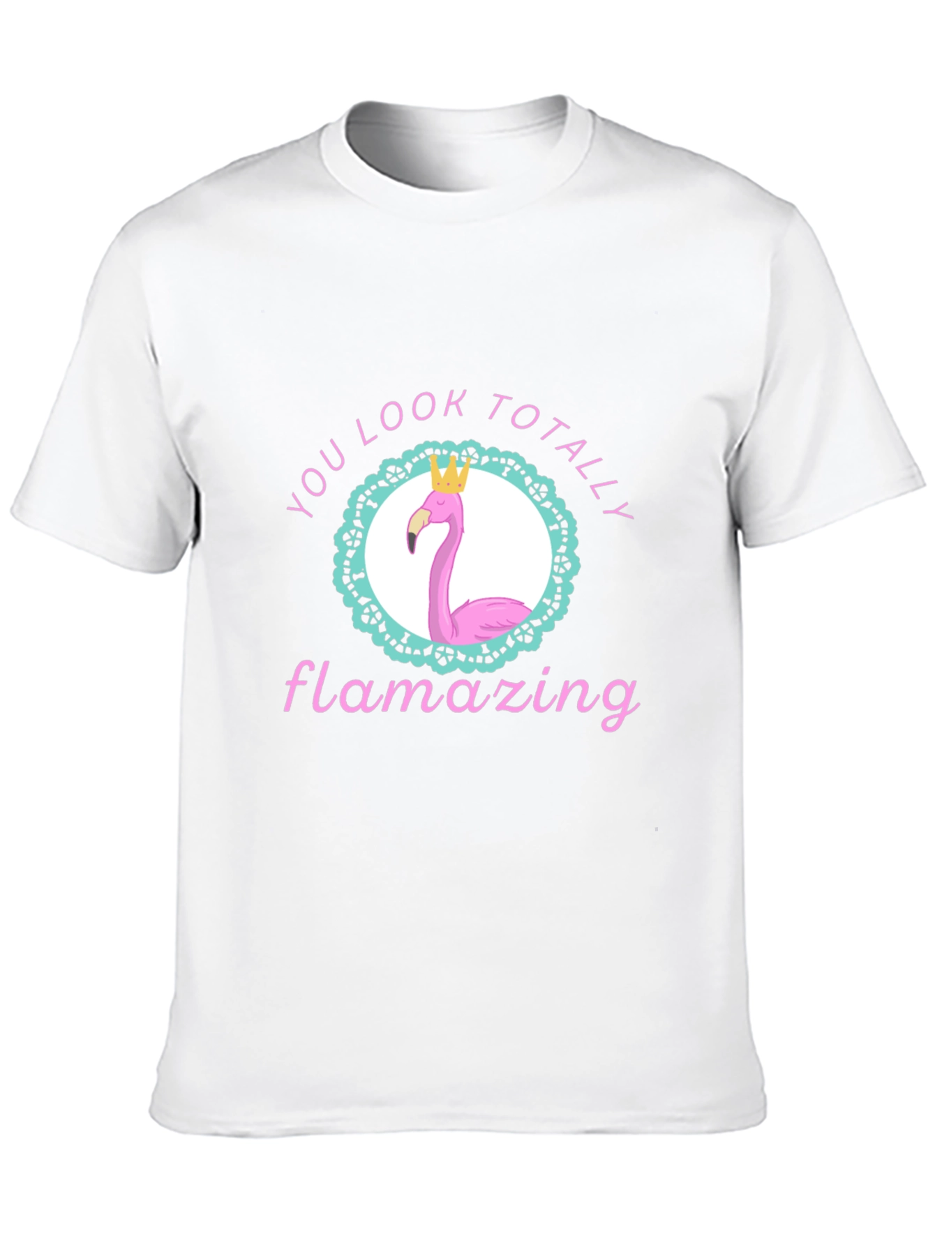 Black Flamazing Flamingo Graphic Tee -  You Look Totally Amazing! view 10