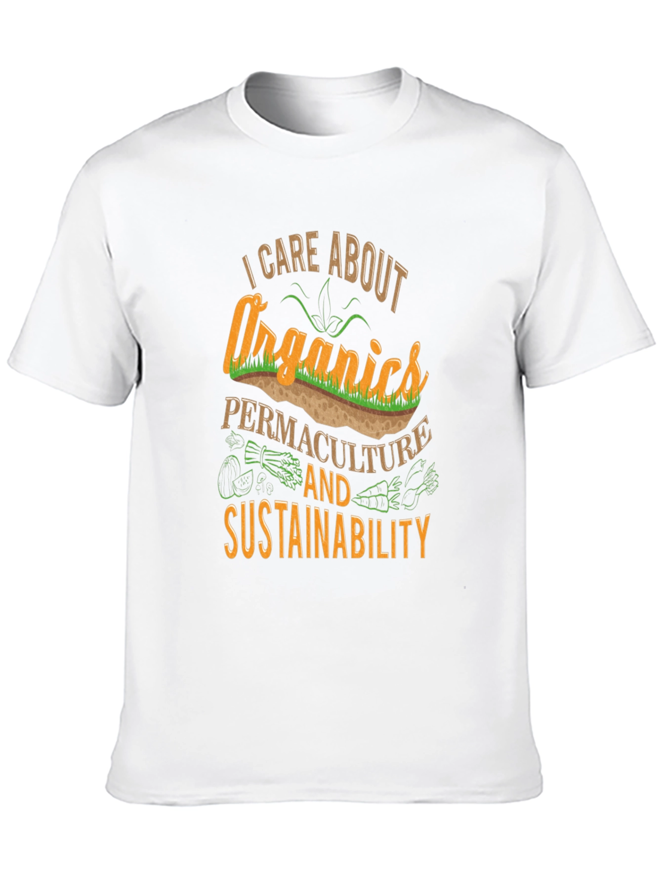 Organics Permaculture Sustainability Graphic Tee - 10