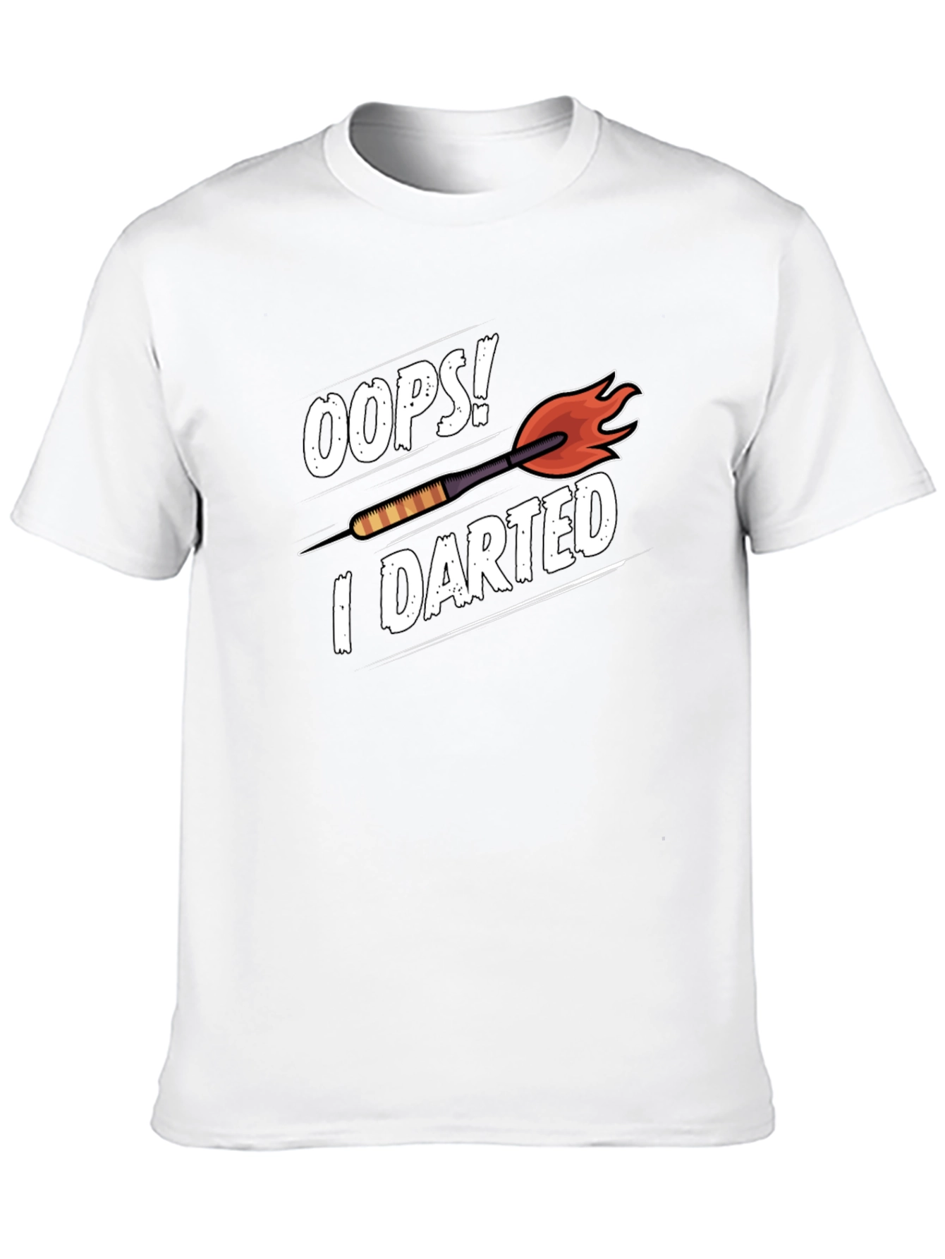 Black Oops! I Darted Funny Dart T-Shirt view 10