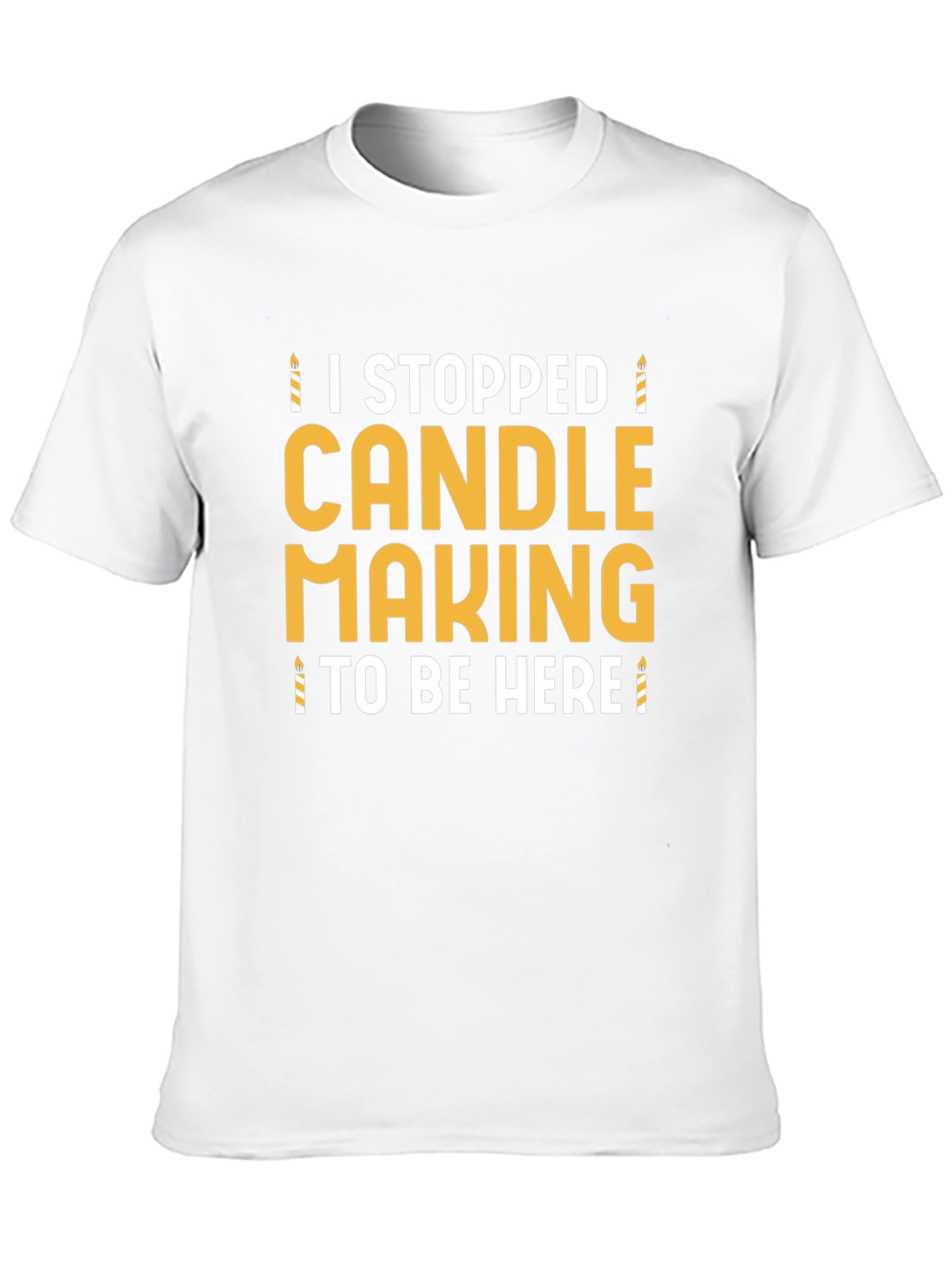 Black Candle Making Funny Graphic T-Shirt view 10