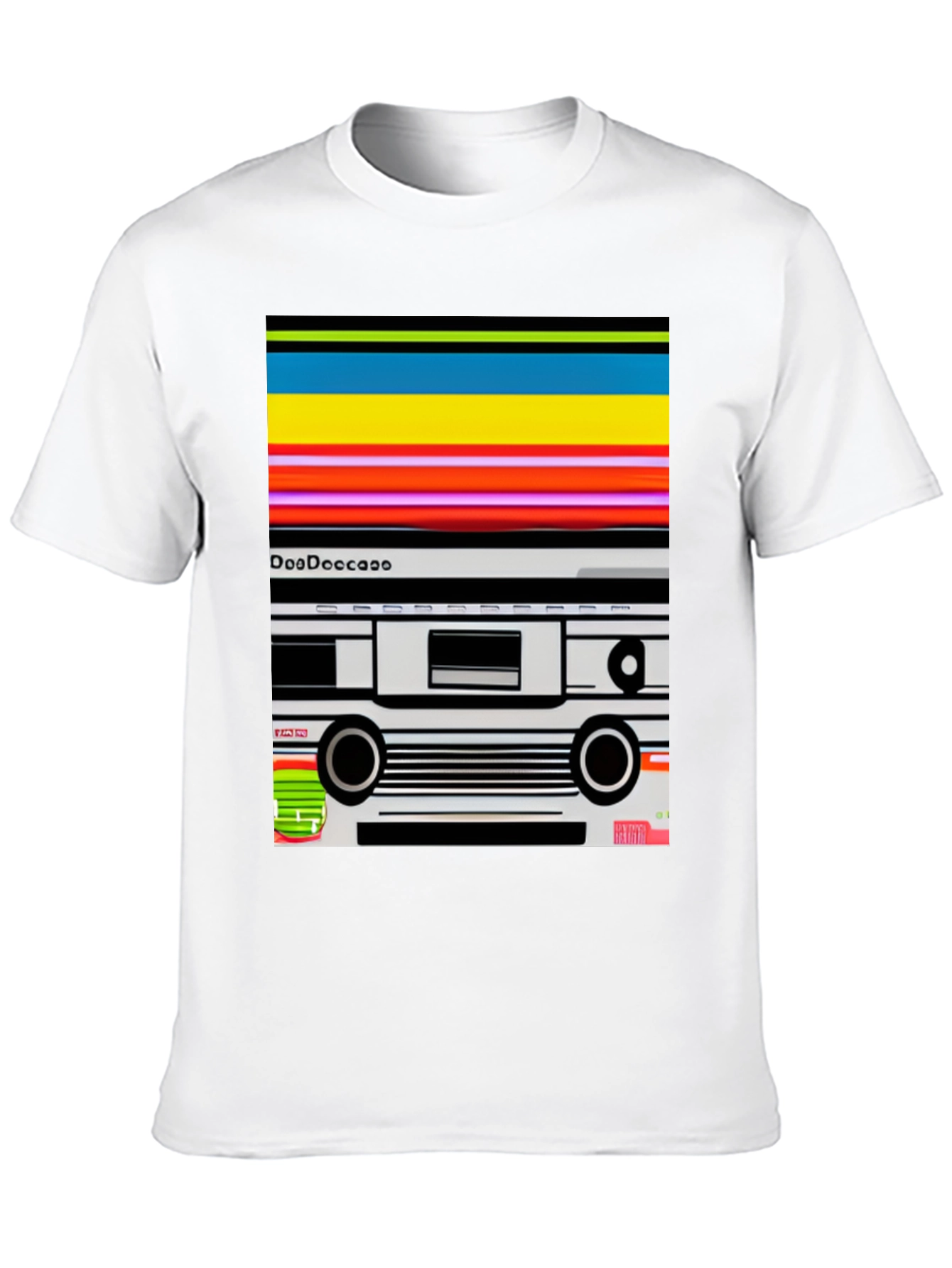 Black Retro Cassette Tape Graphic Tee - Black view 10