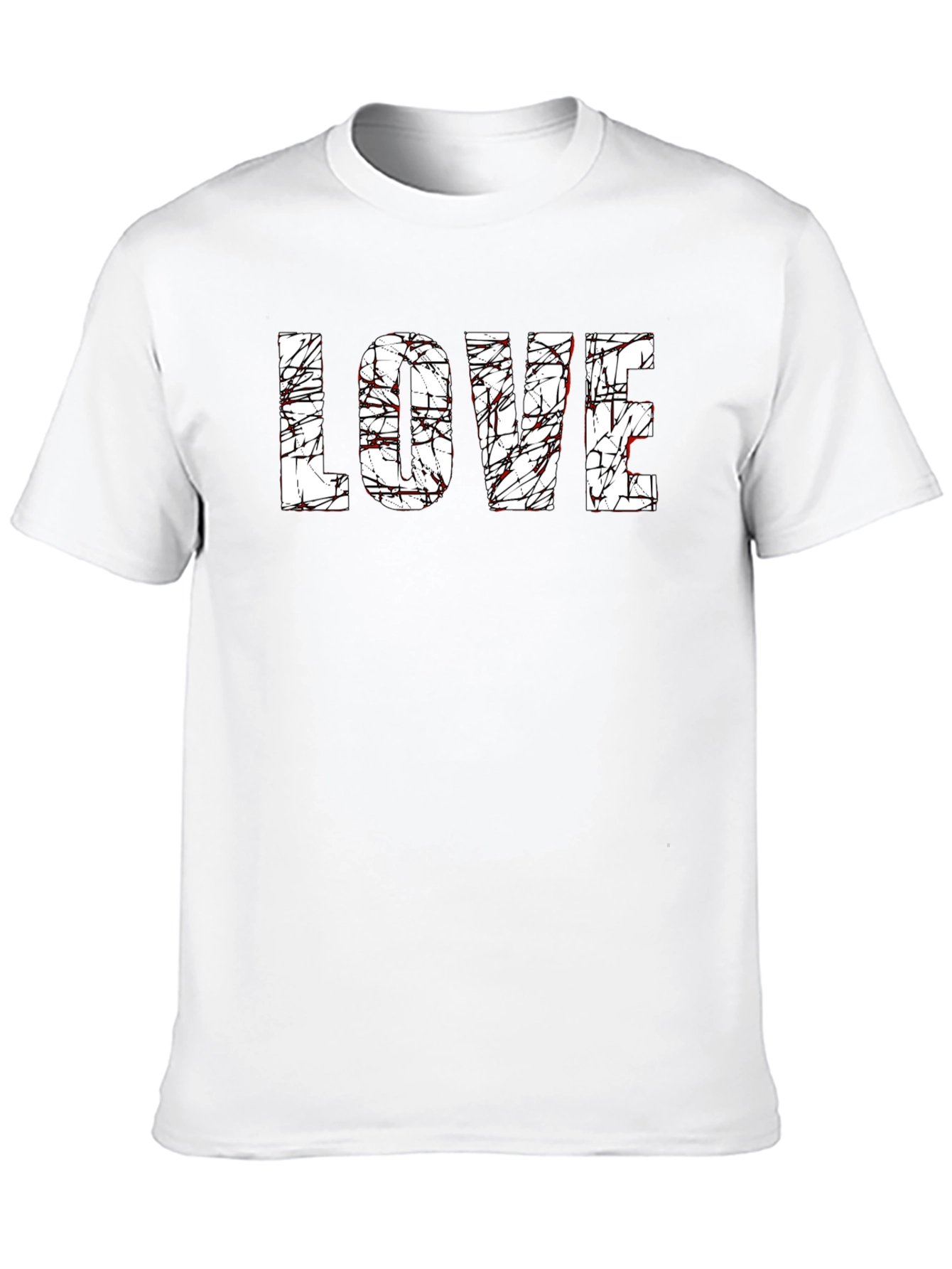 Black Bloody Love Graphic T-Shirt - Dark Humor Tee view 10