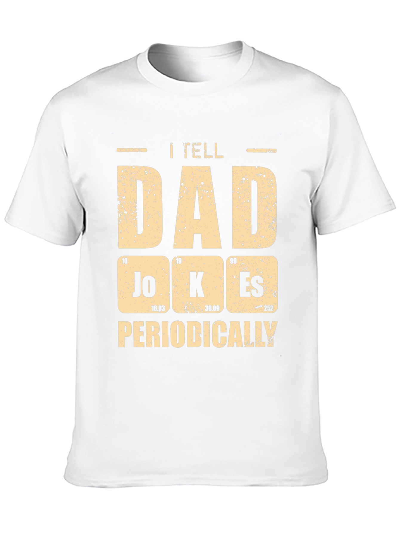 Black Dad Jokes Periodically T-Shirt view 10