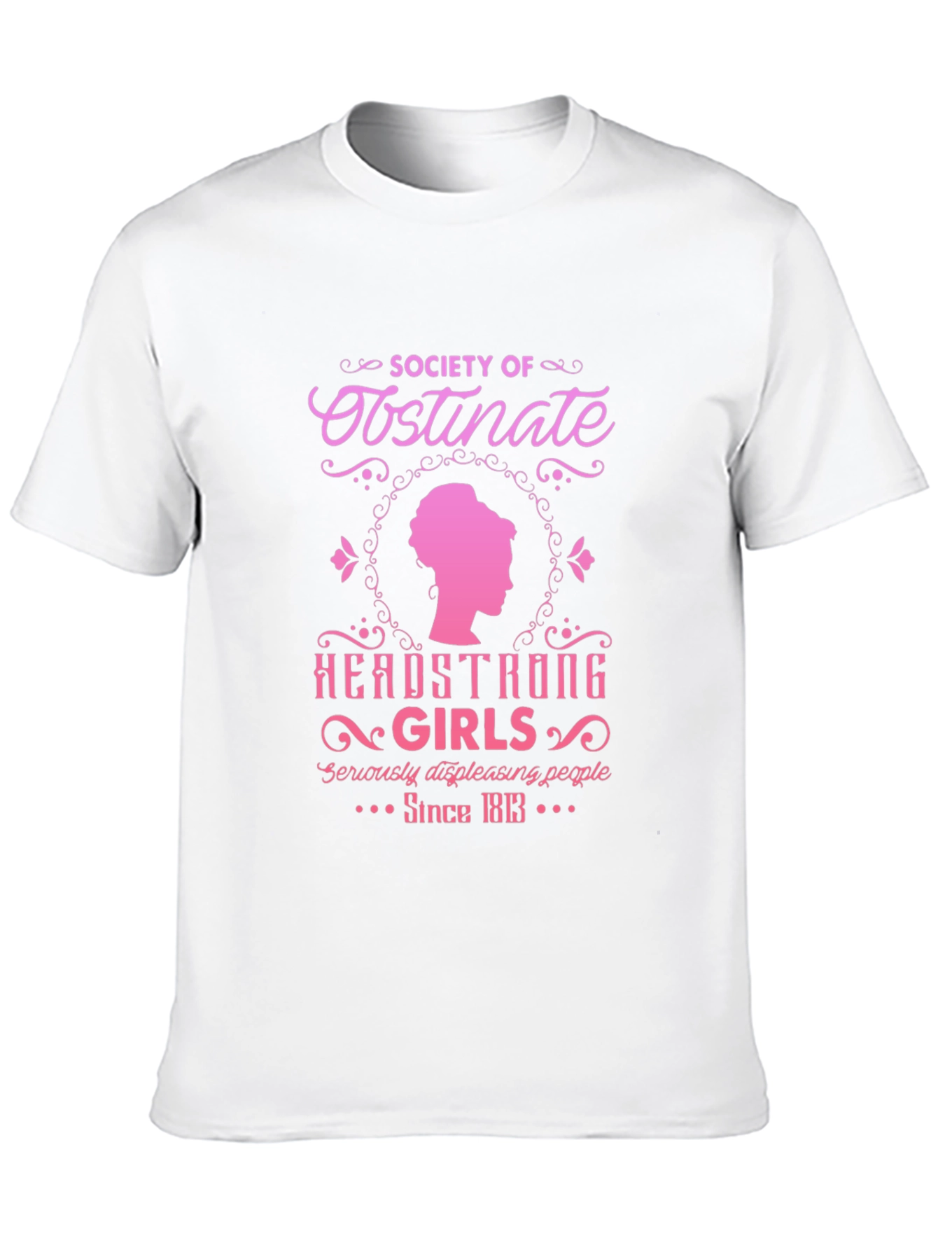 Black Obstinate Headstrong Girls T-Shirt view 10