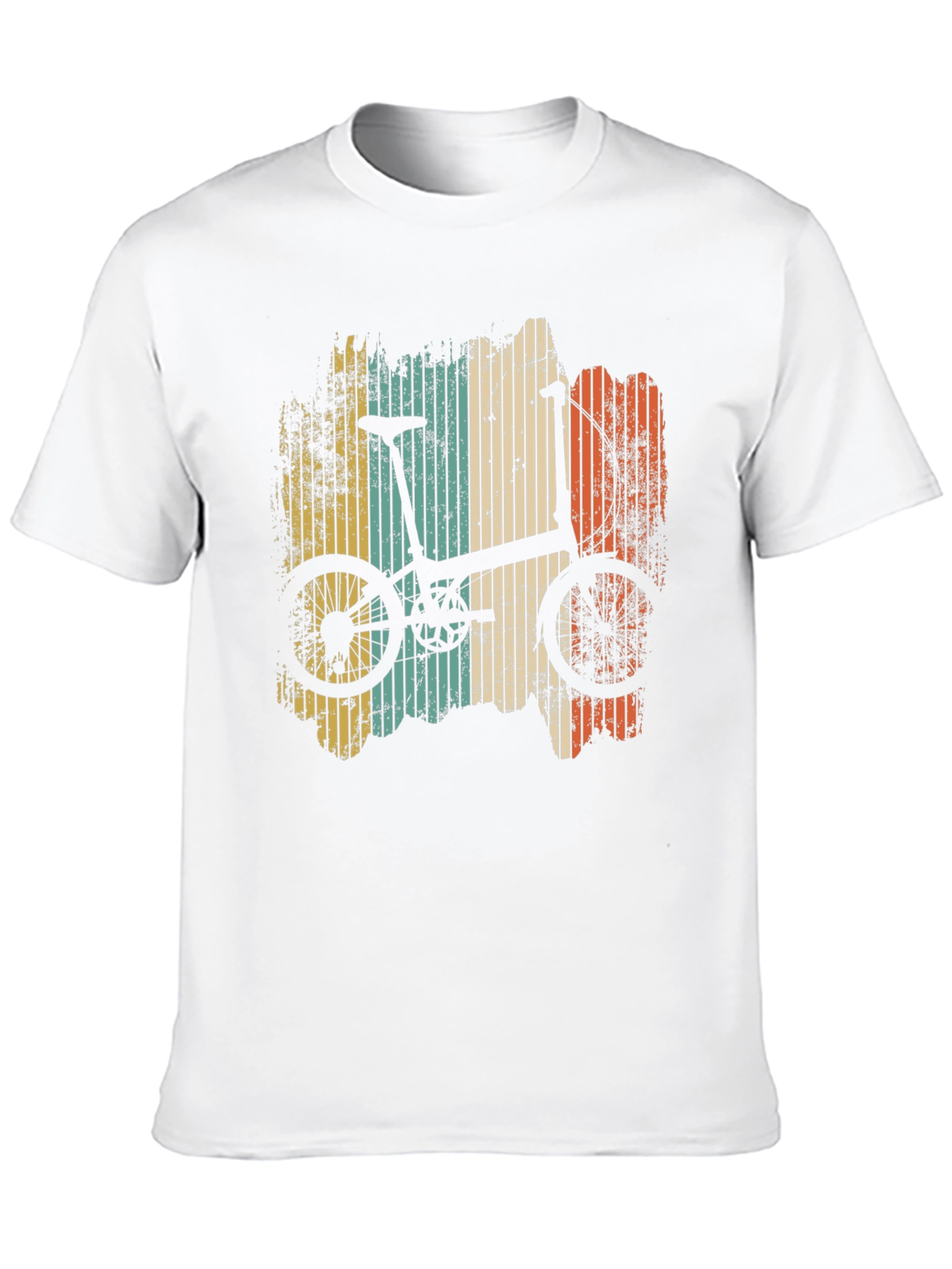 Black Vintage Bicycle Graphic Tee - Black T-Shirt view 10