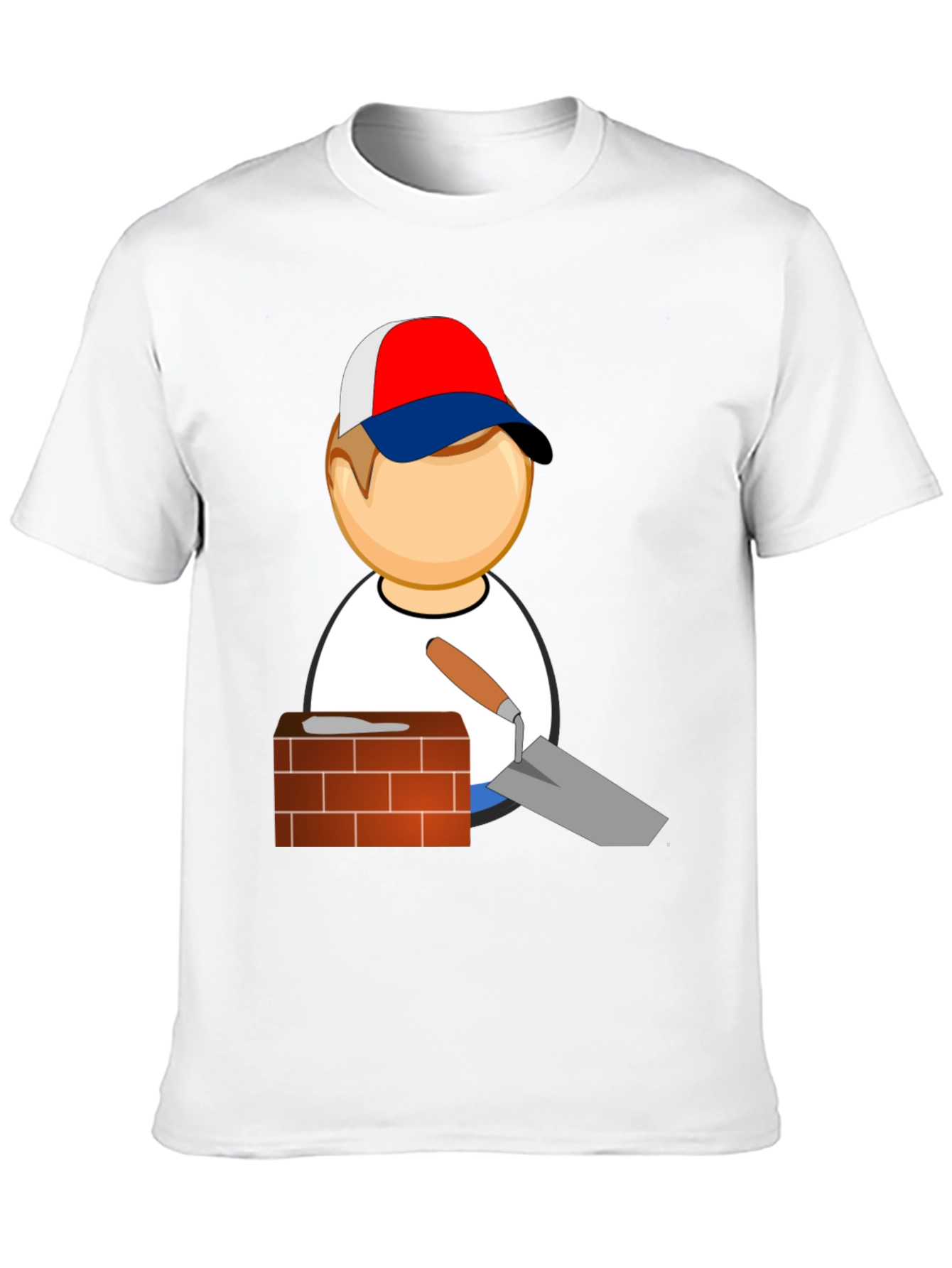 Black Masonry T-Shirt - Bricklayer Graphic Tee view 10