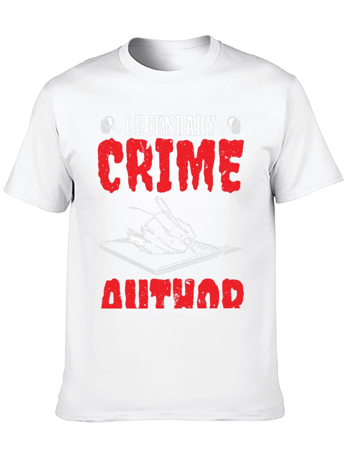 Legendary Crime Author T-Shirt - Detective Novelist Tee - 10