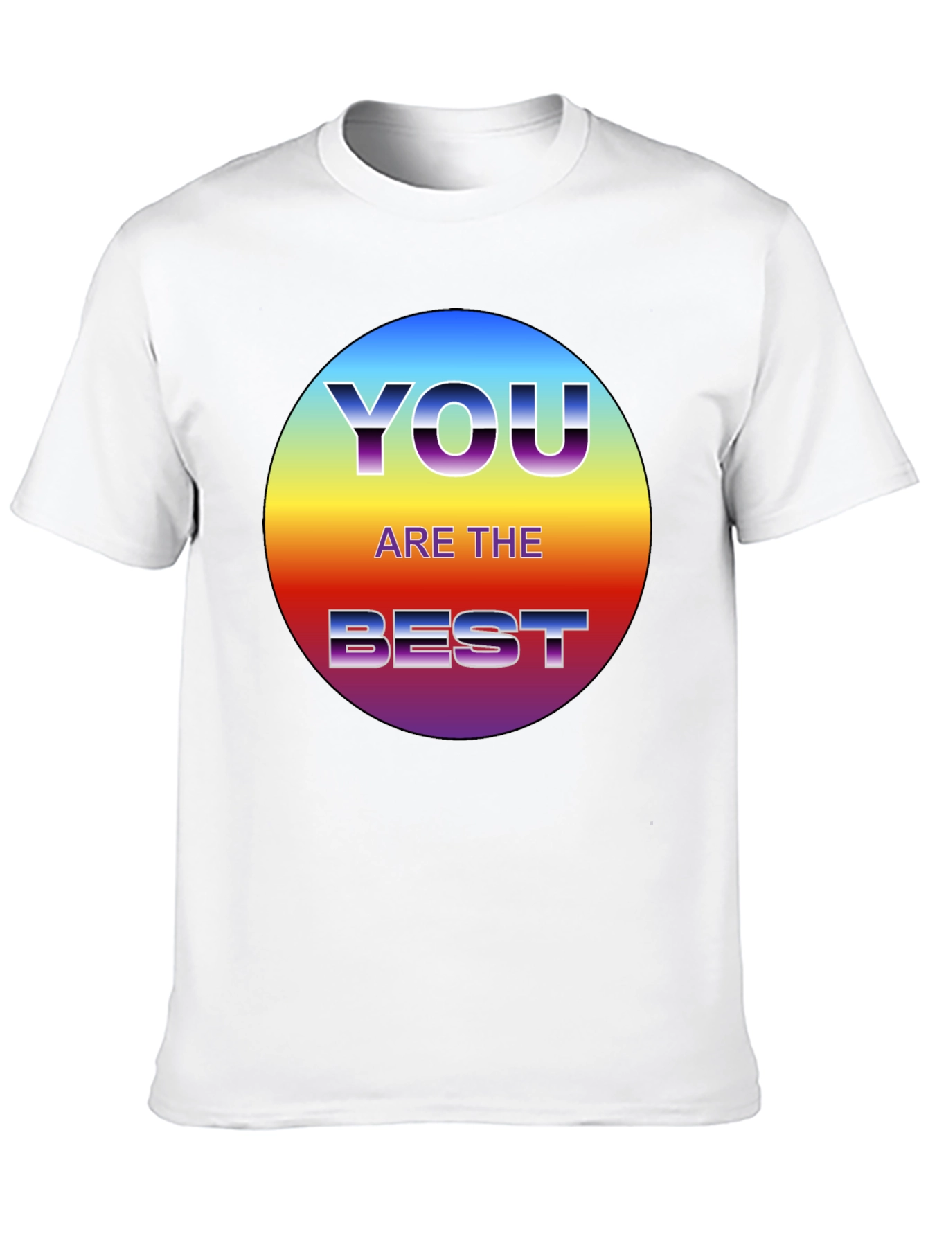 Black You Are The Best Graphic T-Shirt - Black view 10