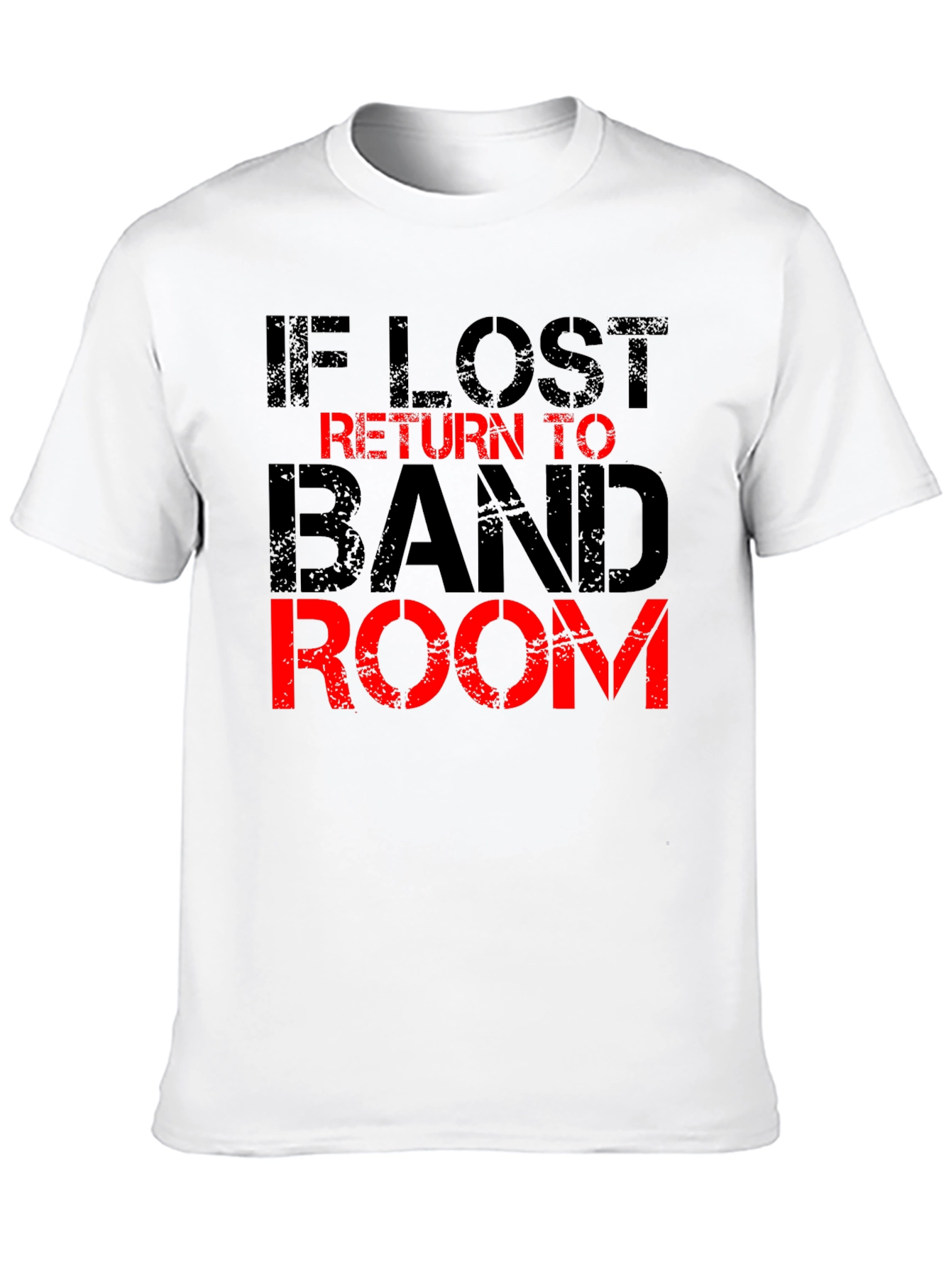 Black If Lost Return to Band Room Graphic Tee view 10