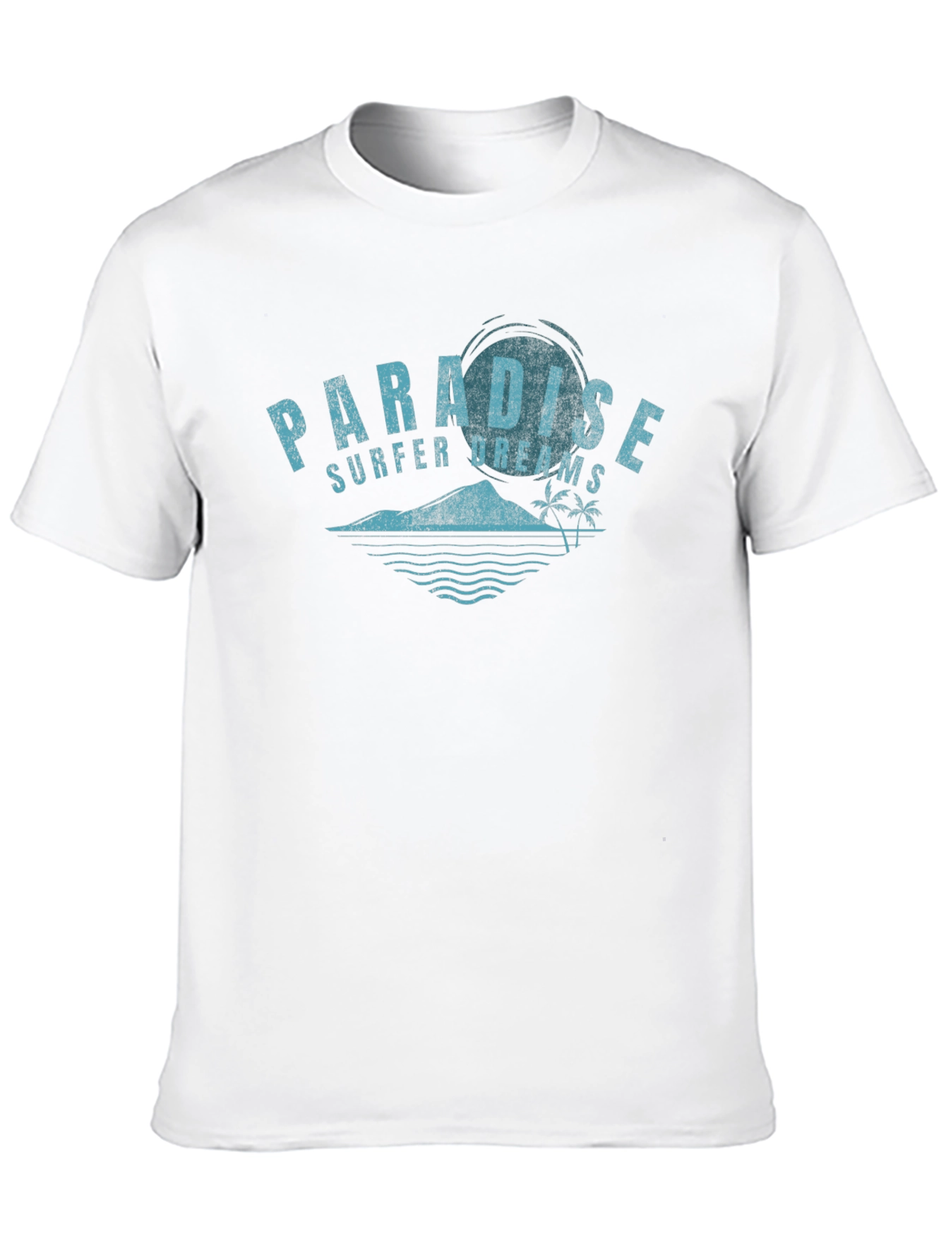 Black Paradise Surfer Dreams Graphic Tee - Black view 10