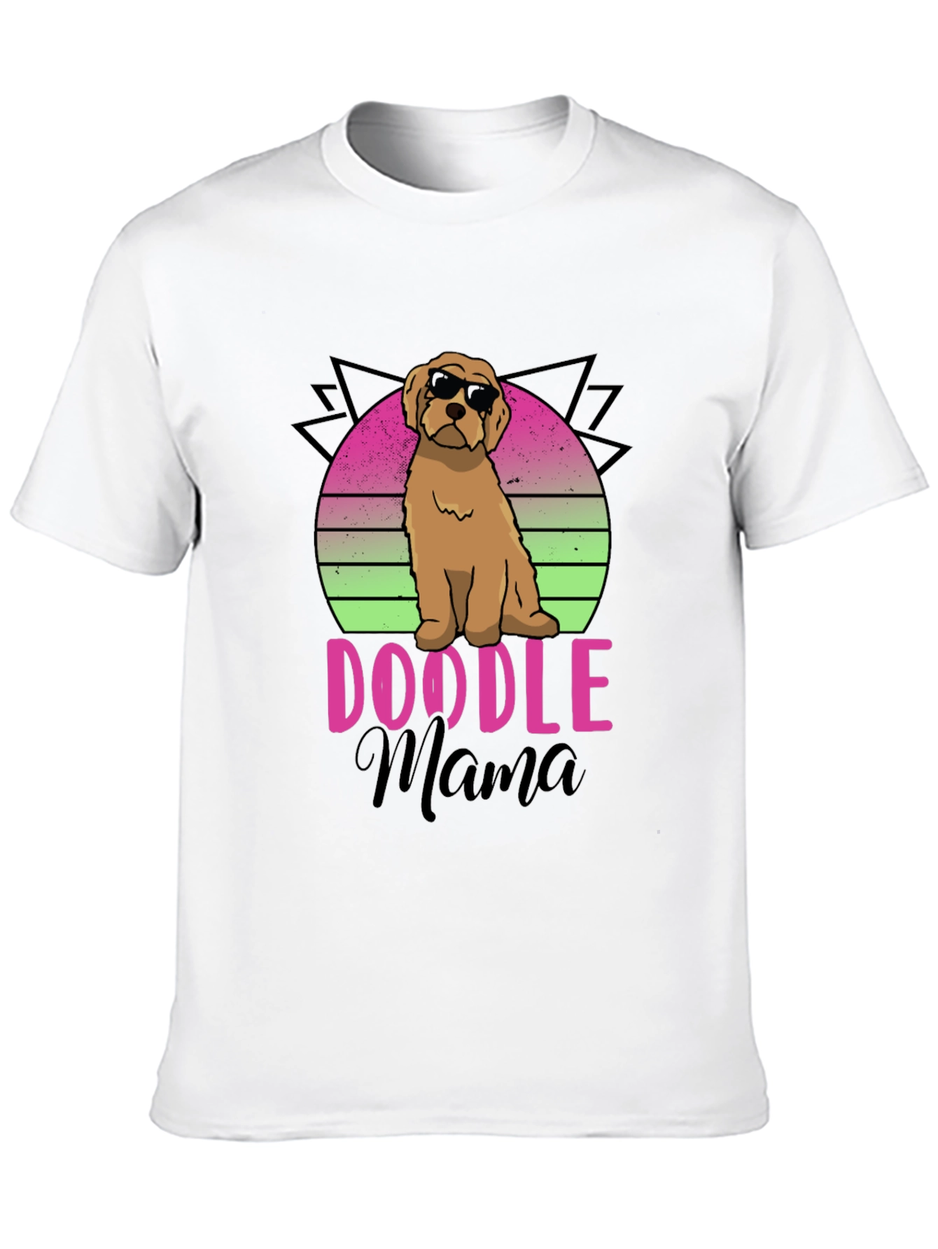 Black Doodle Mama T-Shirt - Cute Dog Lover Tee view 10