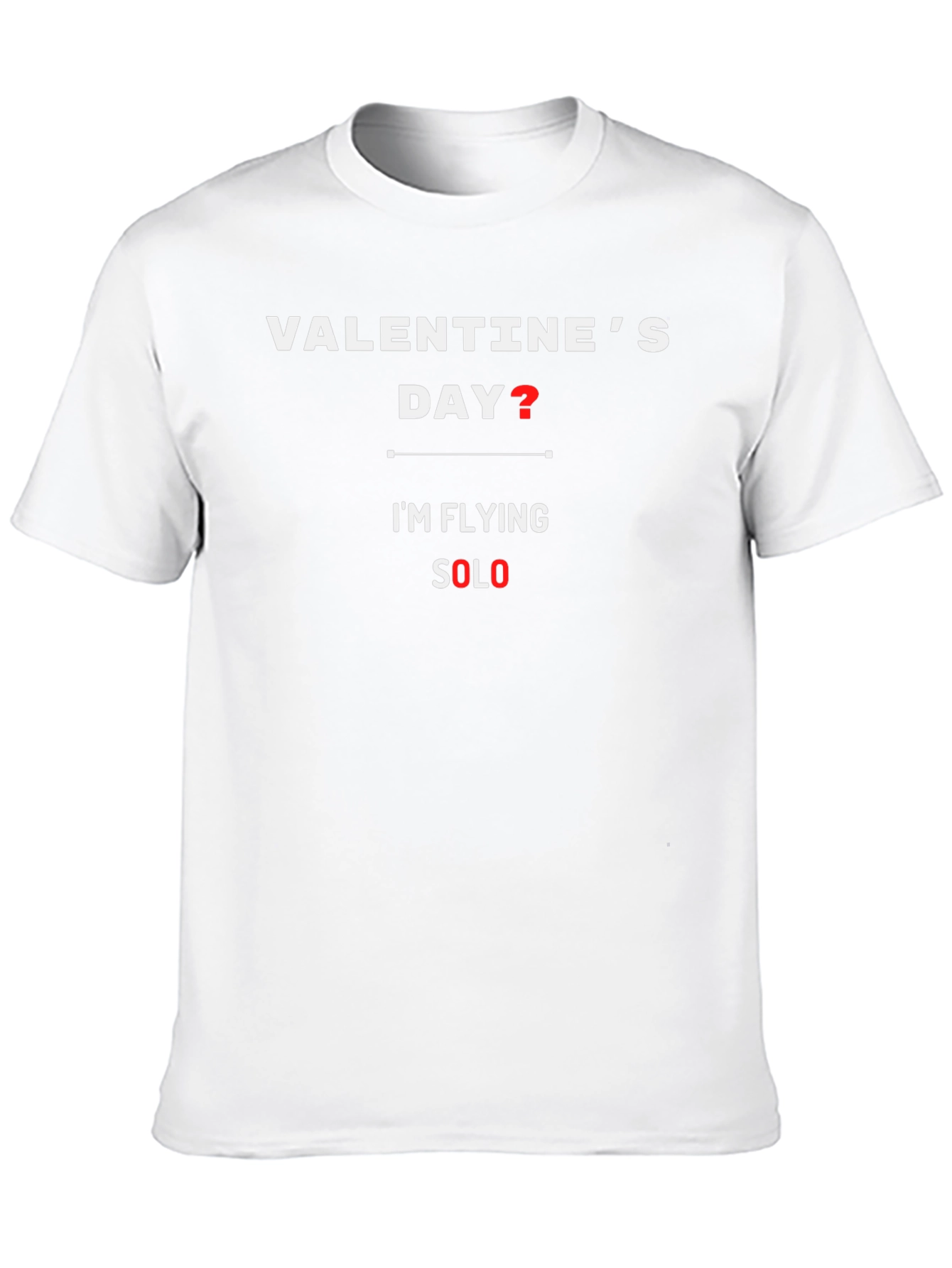 Black Valentine's Day? Flying Solo Graphic Tee view 10