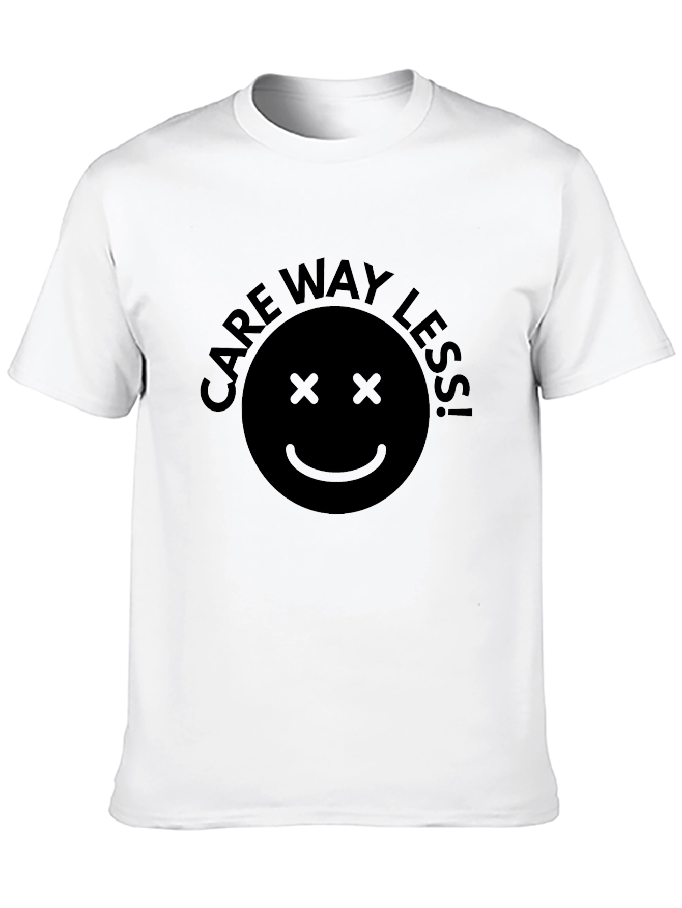 Black Care Way Less Graphic Tee - Black Unisex view 10