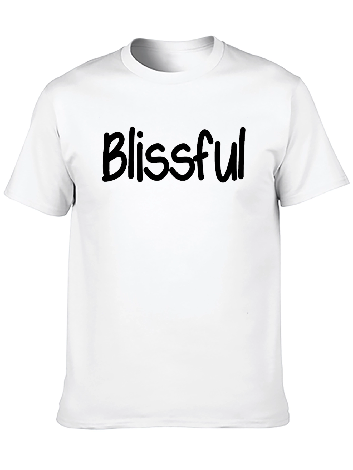 Black Blissful Black T-Shirt - Stylish & Comfortable view 10