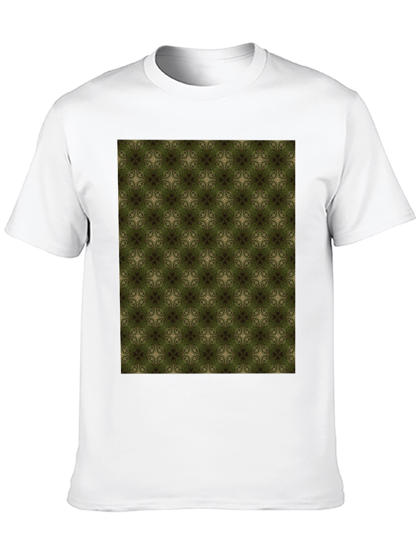 Black Patterned Black T-Shirt view 10