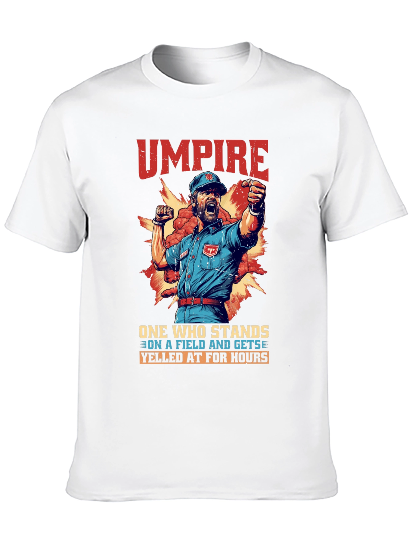 Black Umpire Yelled At For Hours Graphic Tee view 10