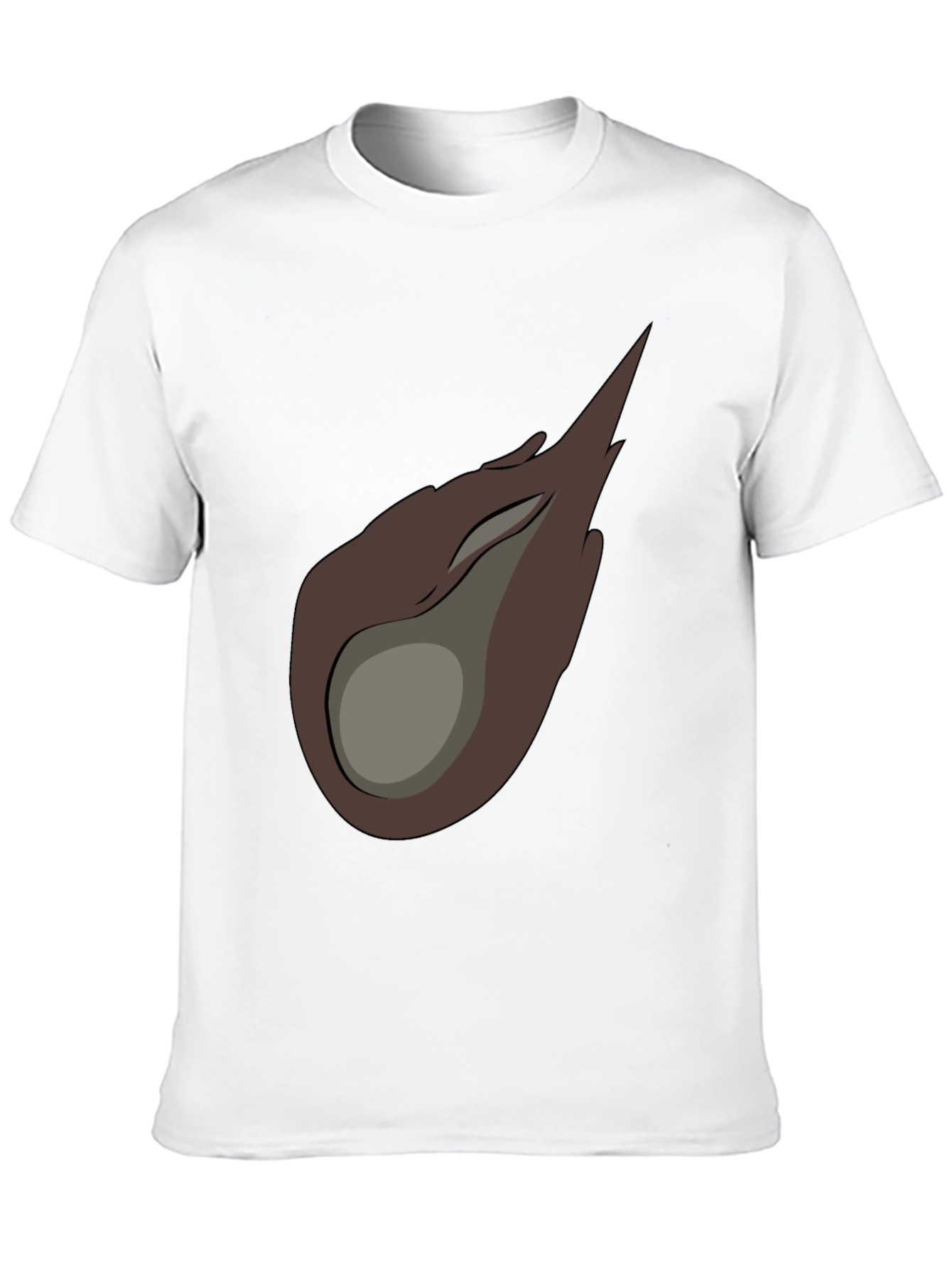 Black Meteor Graphic Tee - Black Cotton Casual T-Shirt view 10