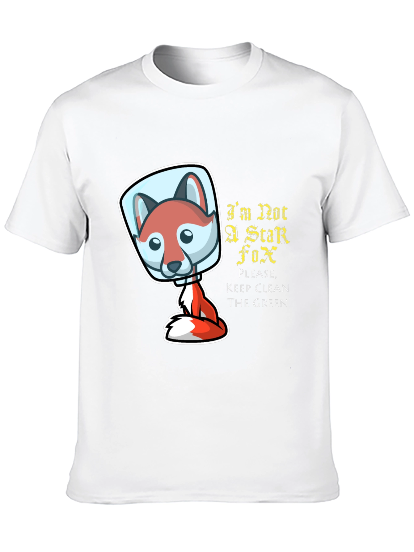 Black I'm Not A Star Fox T-Shirt view 10