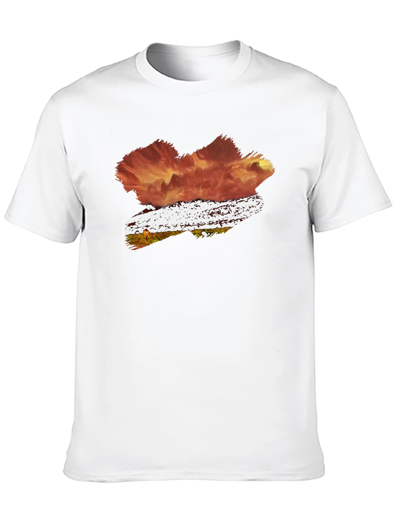 Black Abstract Graphic T-Shirt - Casual Black Tee view 10