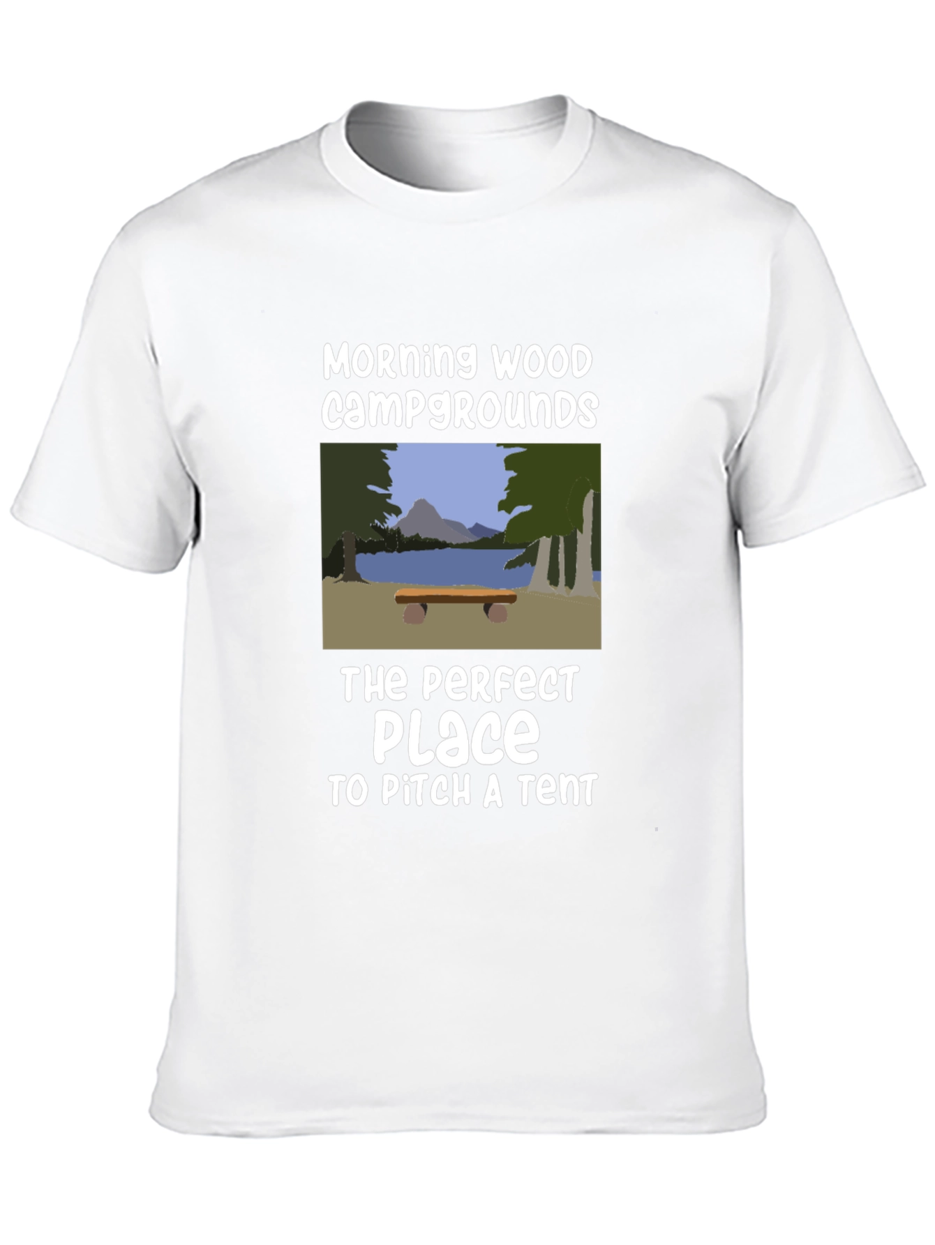 Black Morning Wood Campgrounds T-Shirt view 10