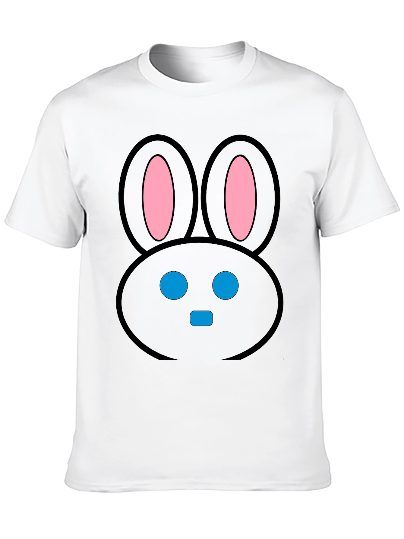 Black Black Bunny Face T-Shirt view 10