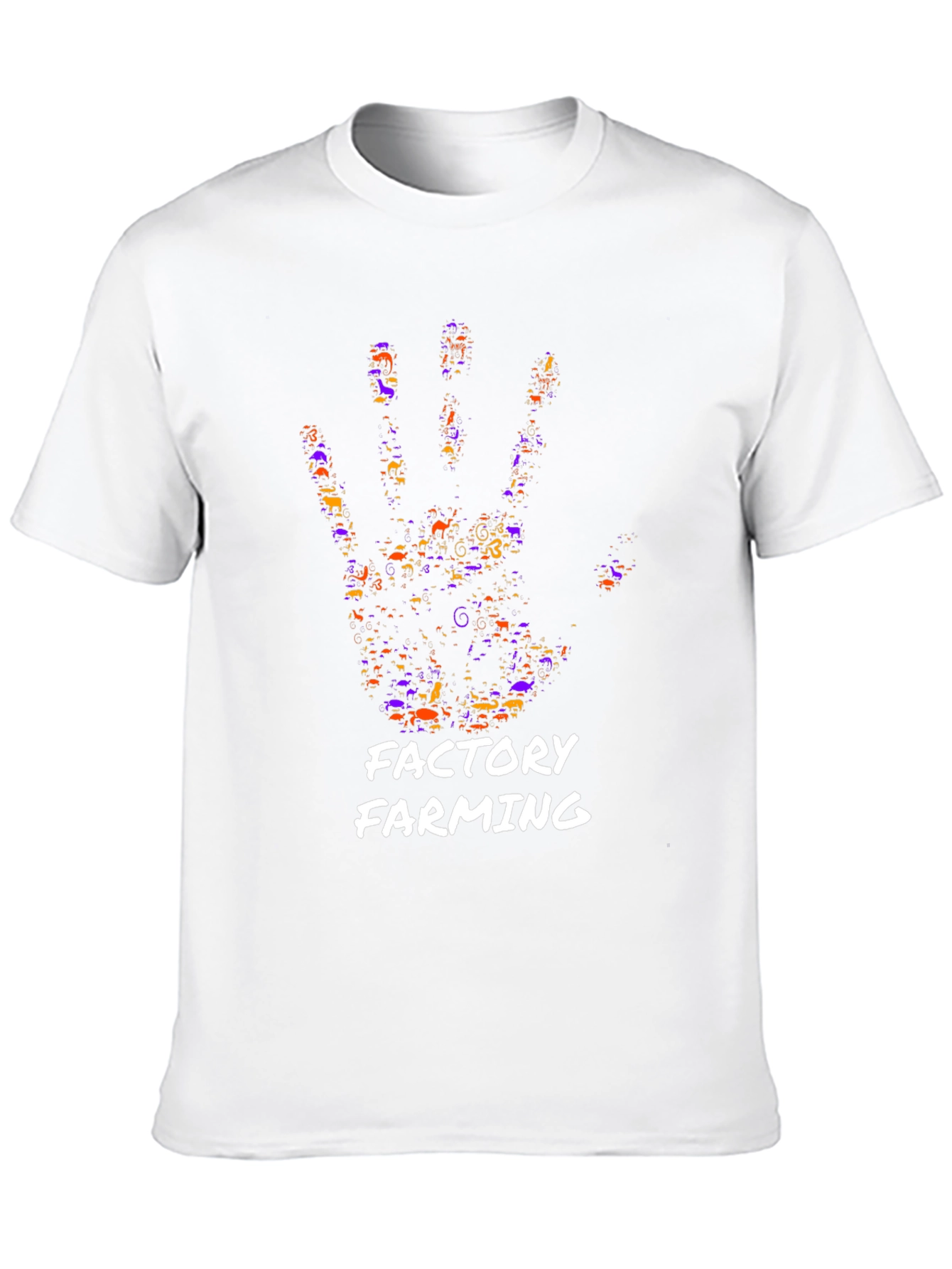 Factory Farming Graphic Print T-Shirt - 10