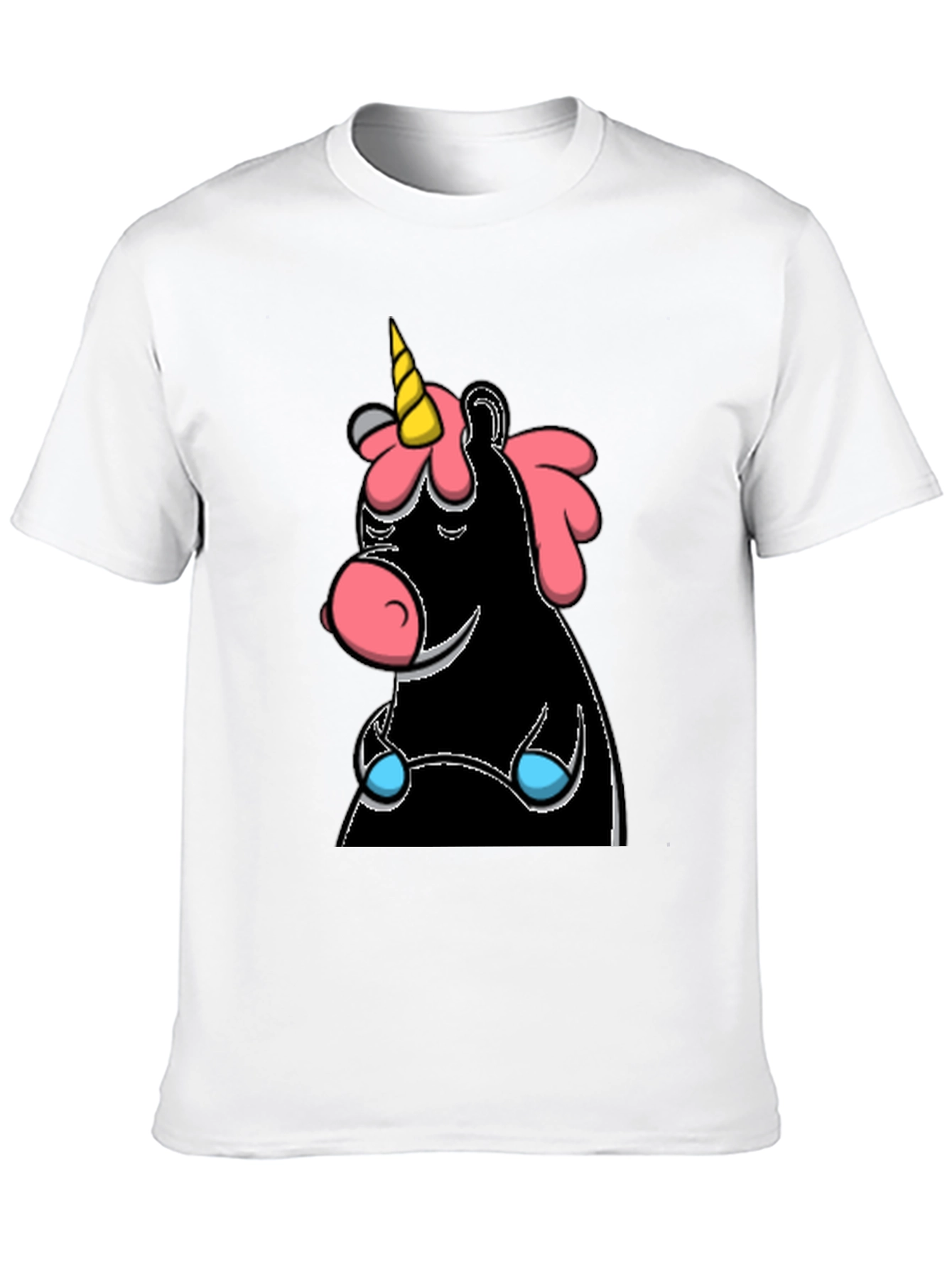 Black Unicorn Graphic T-Shirt - Black view 10