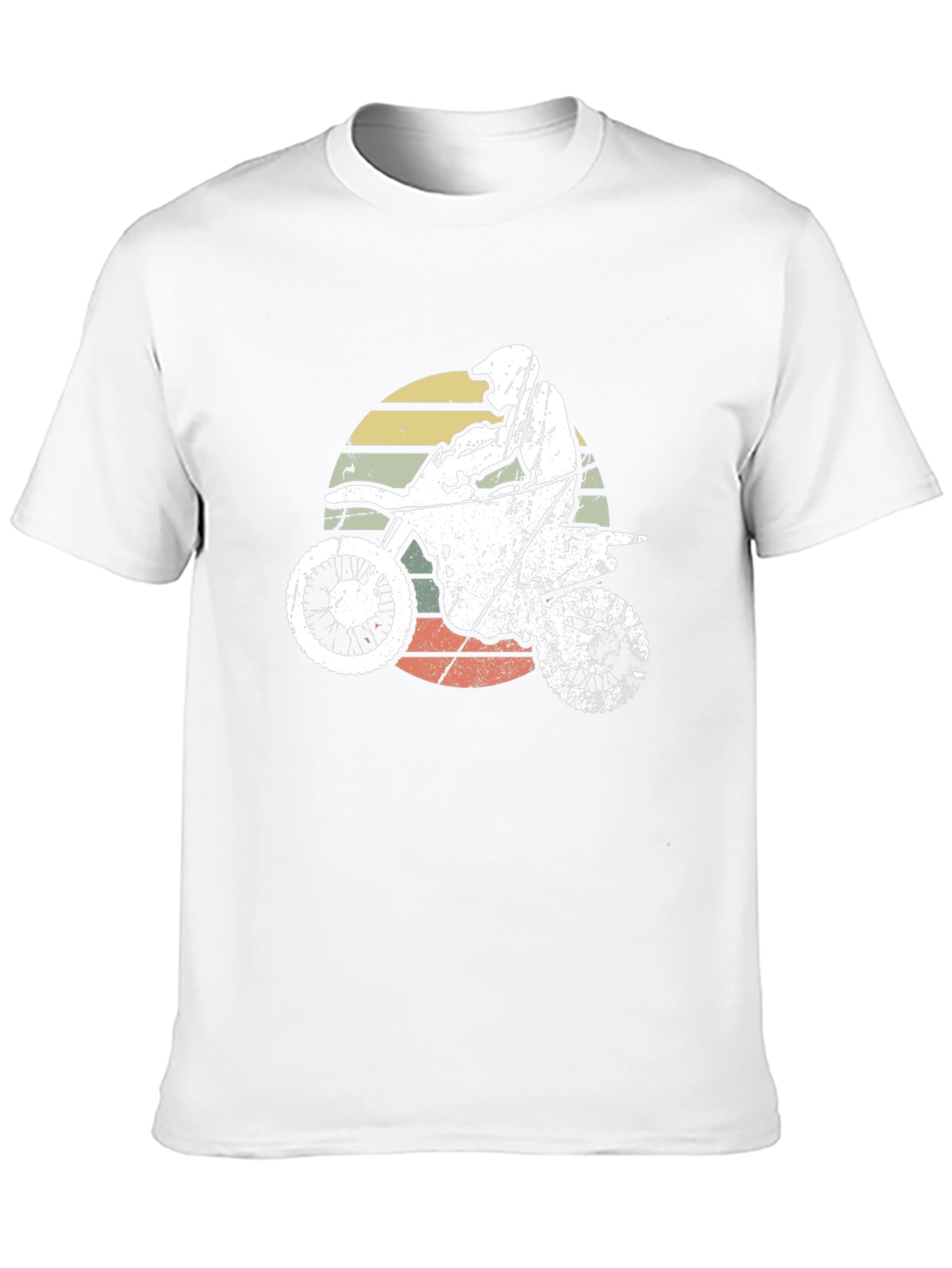 Black Retro Motorcycle T-Shirt - Black view 10