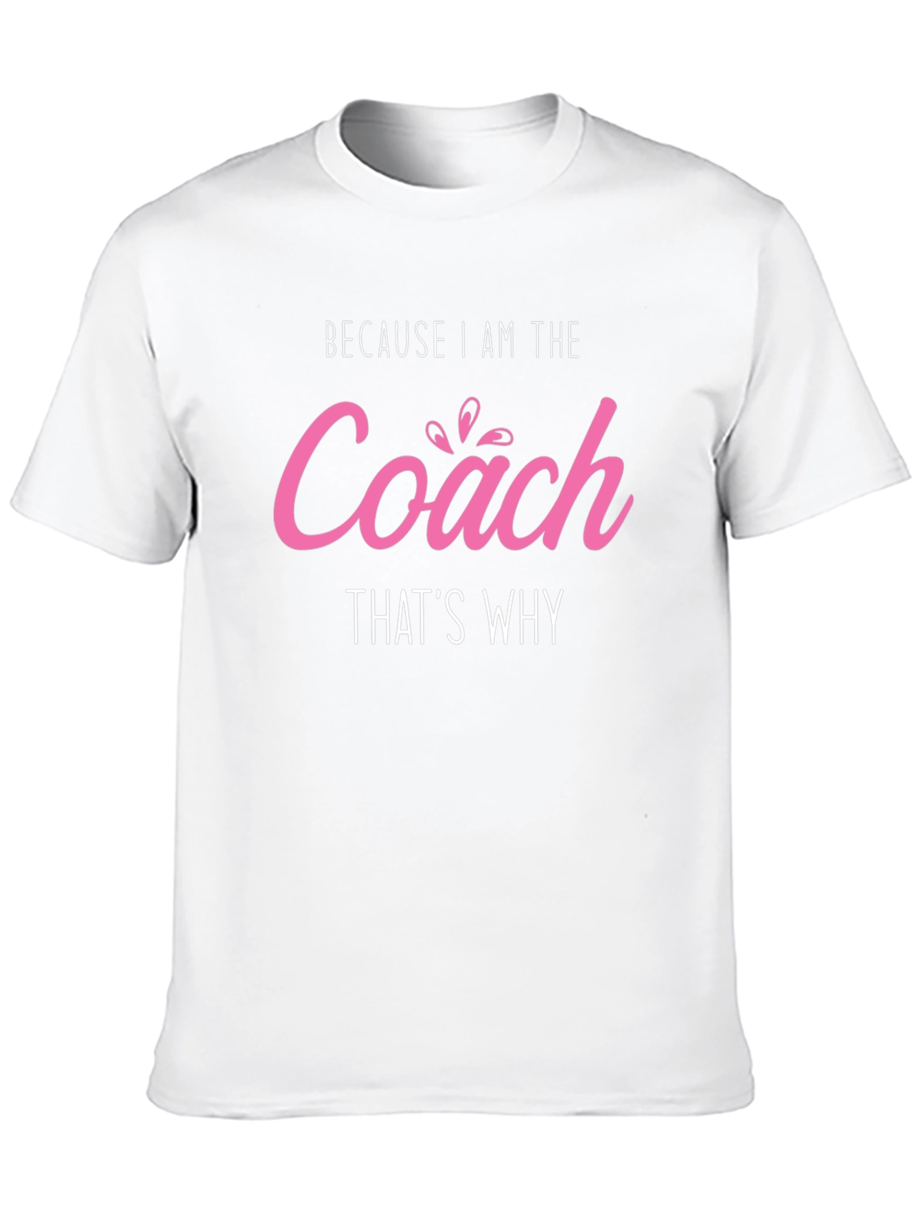 Black Because I am the Coach T-Shirt view 10