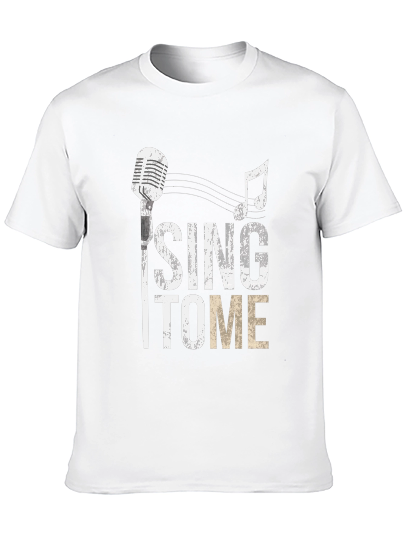 Black Sing To Me Graphic Tee - Soft Cotton Blend view 10