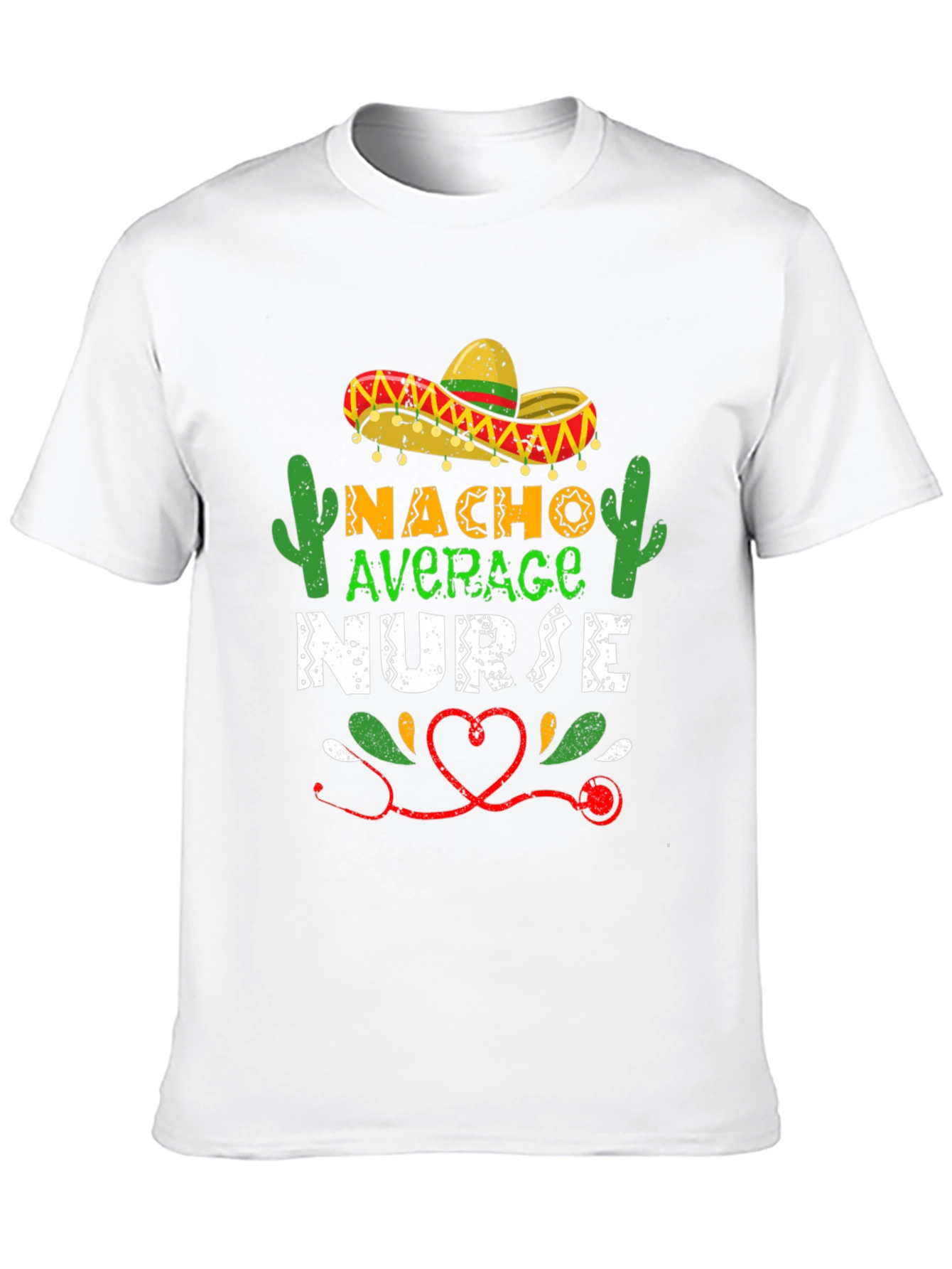 Black Nacho Average Nurse T-Shirt - Fun Medical Apparel view 10