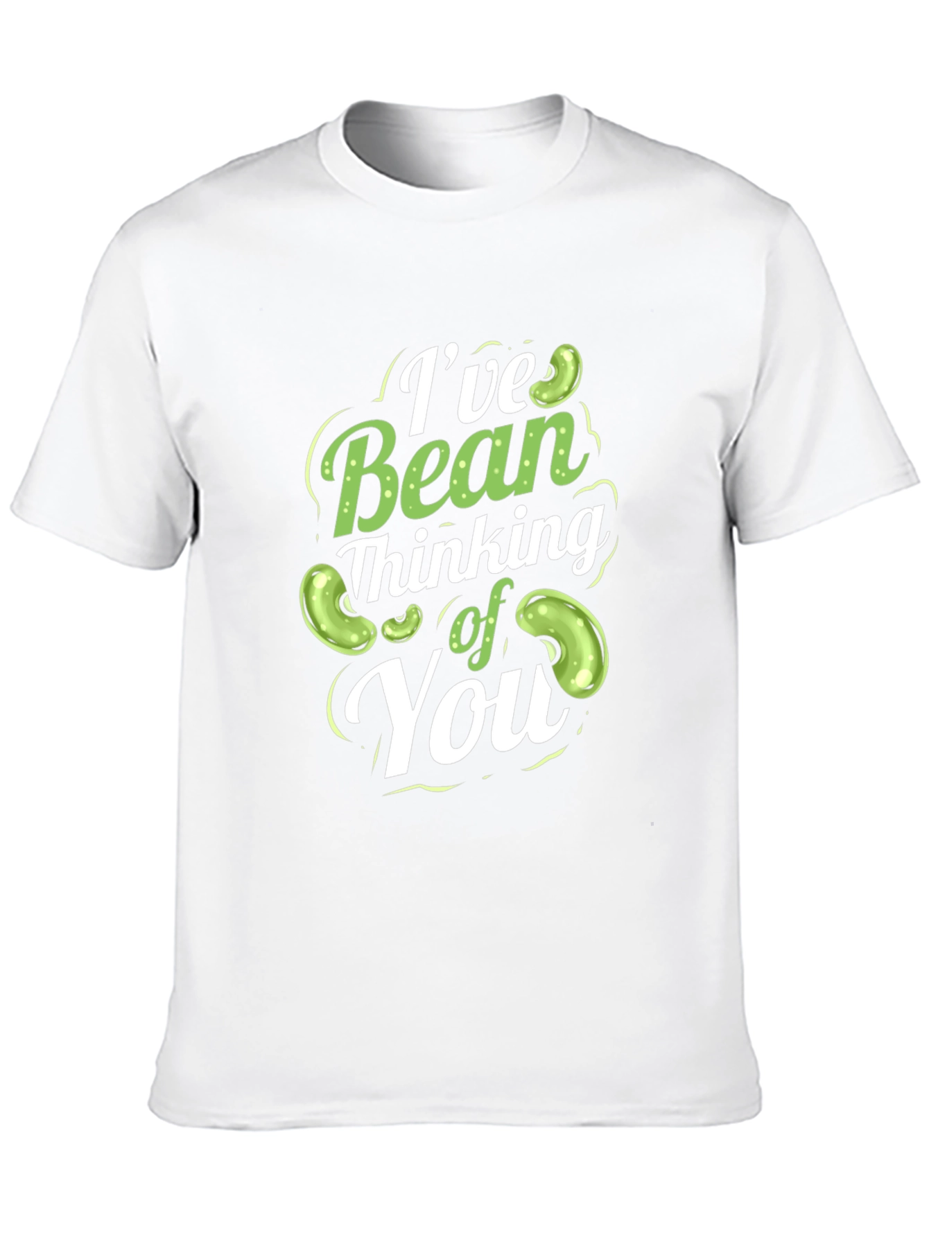 Black I've Bean Thinking of You T-Shirt Funny Pun Tee view 10