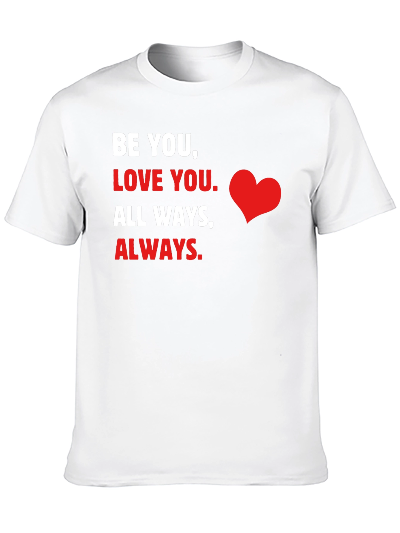 Black Be You Love You Graphic T-Shirt view 10