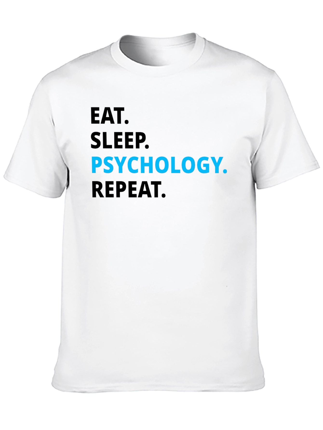 Black Psychology T-Shirt - Eat Sleep Psychology Repeat view 10