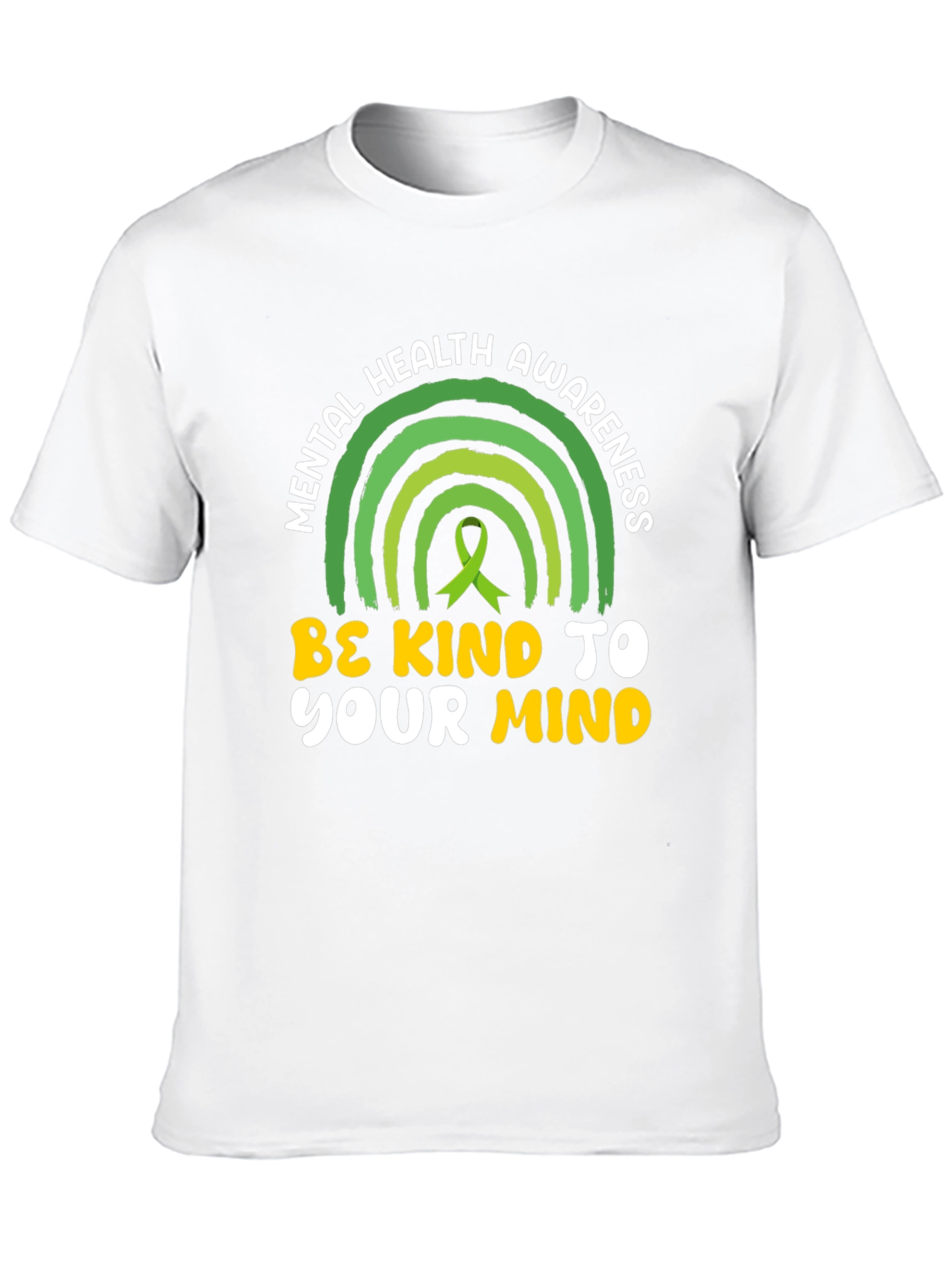 Black Mental Health Awareness T-Shirt - Be Kind To Your Mind view 10