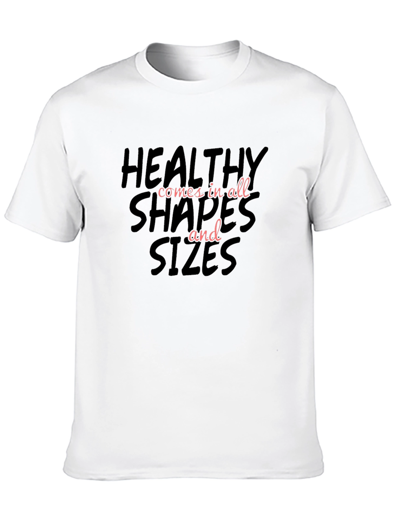 Black Inclusive Black T-Shirt: Healthy Shapes & Sizes view 10