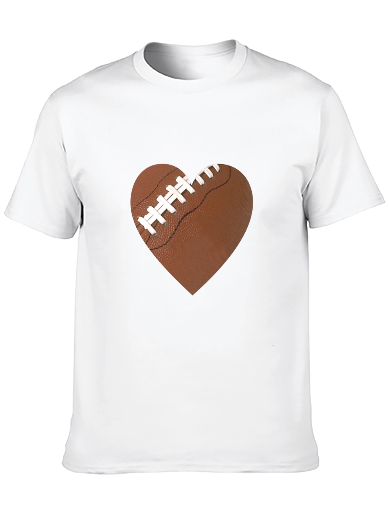 Black Football Heart Graphic Tee - Love the Game! view 10