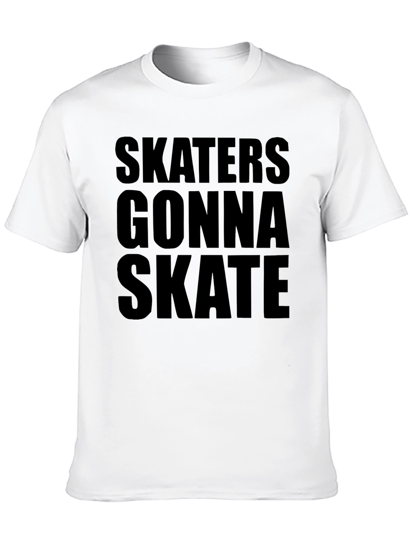Black Skaters Gonna Skate Graphic Tee - Black view 10