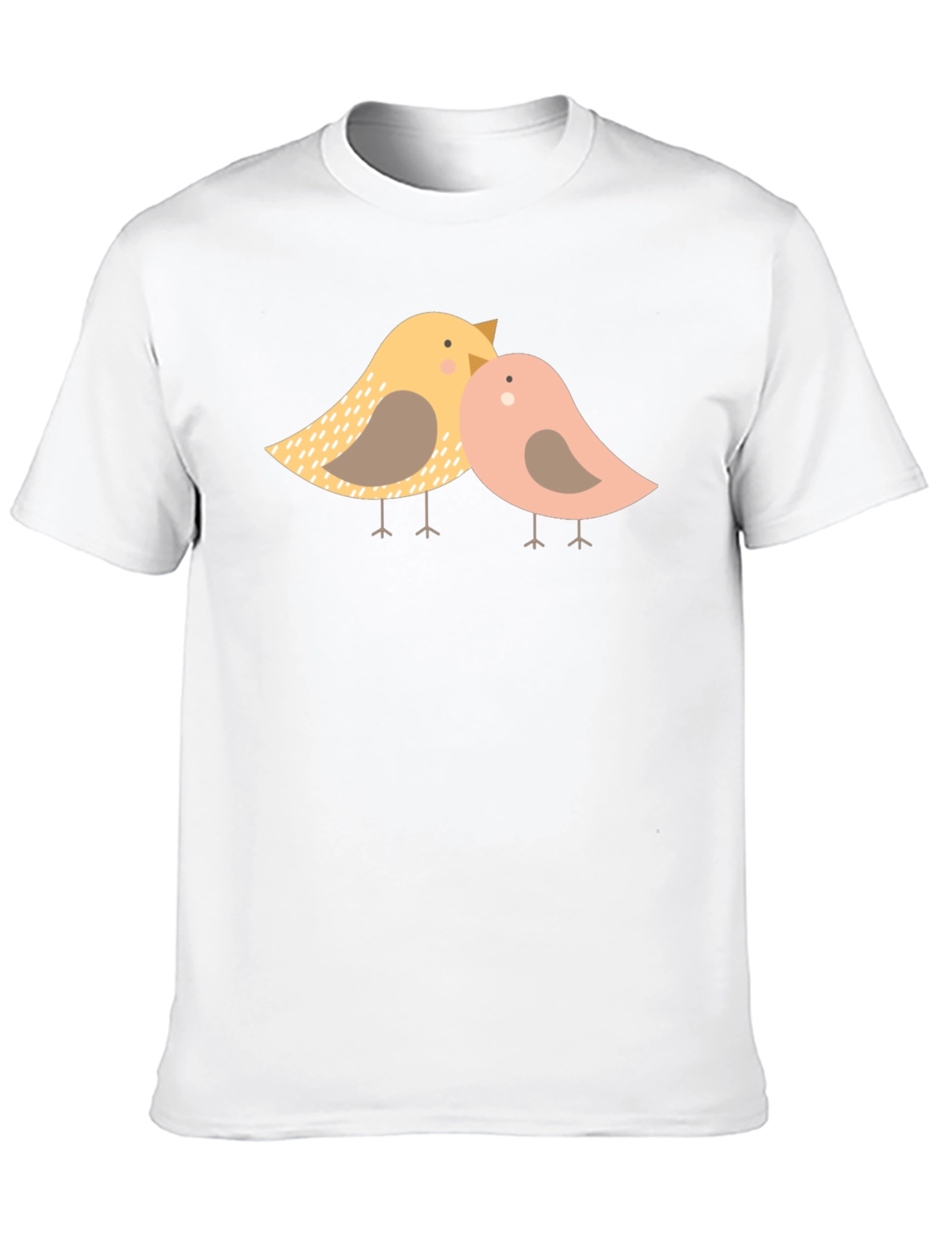Black Cute Bird Graphic Tee - Black view 10