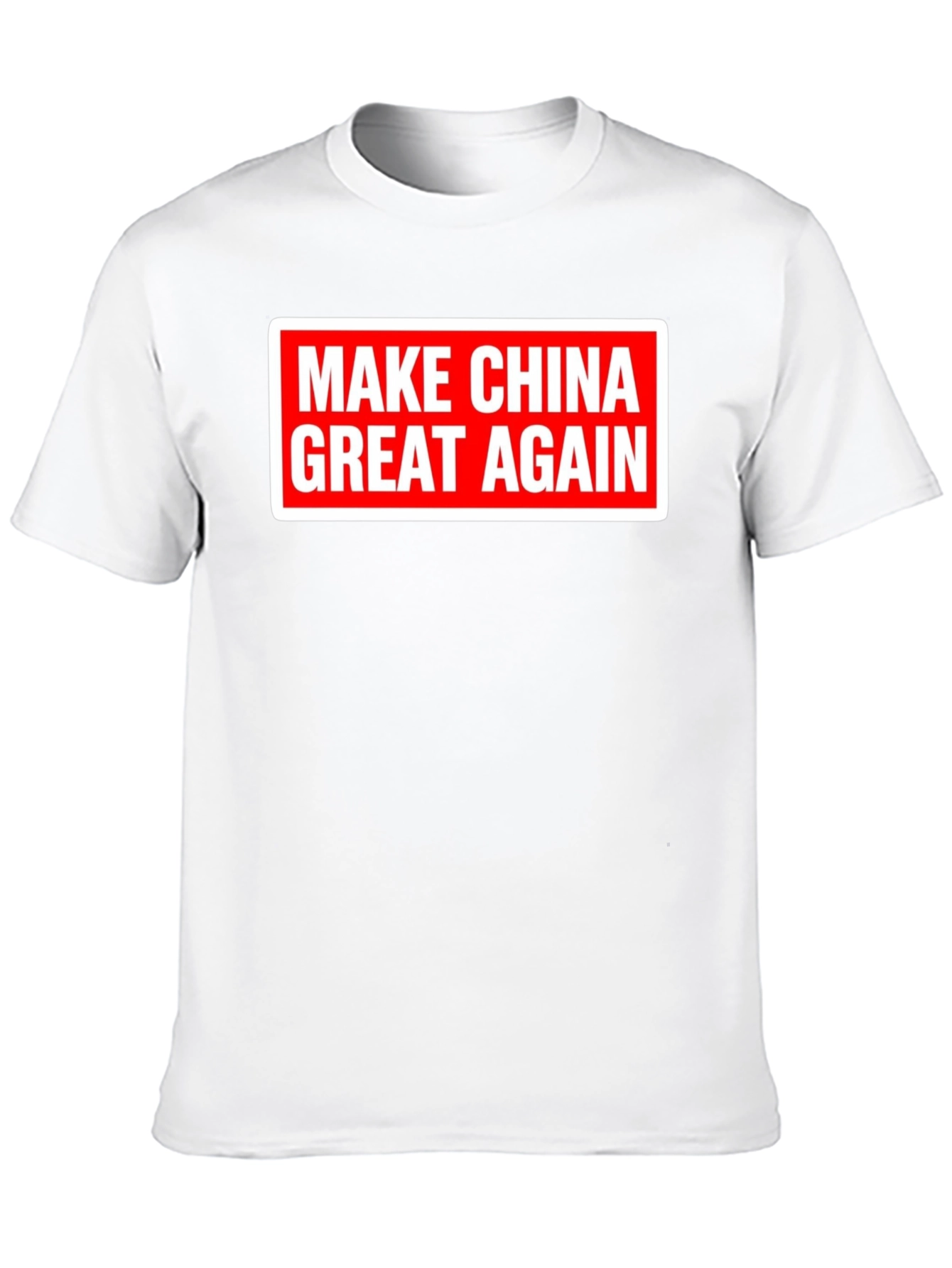 Black Make China Great Again T-Shirt - Political Statement Tee view 10