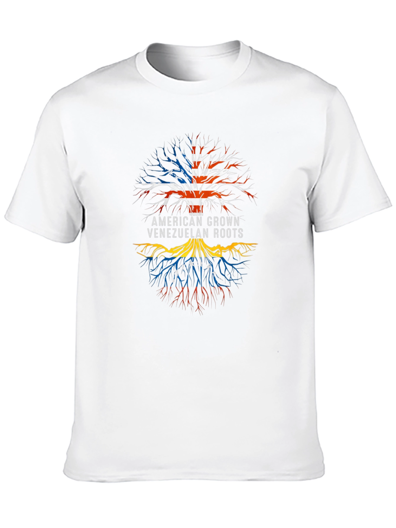 Black American Grown Venezuelan Roots T-Shirt view 10