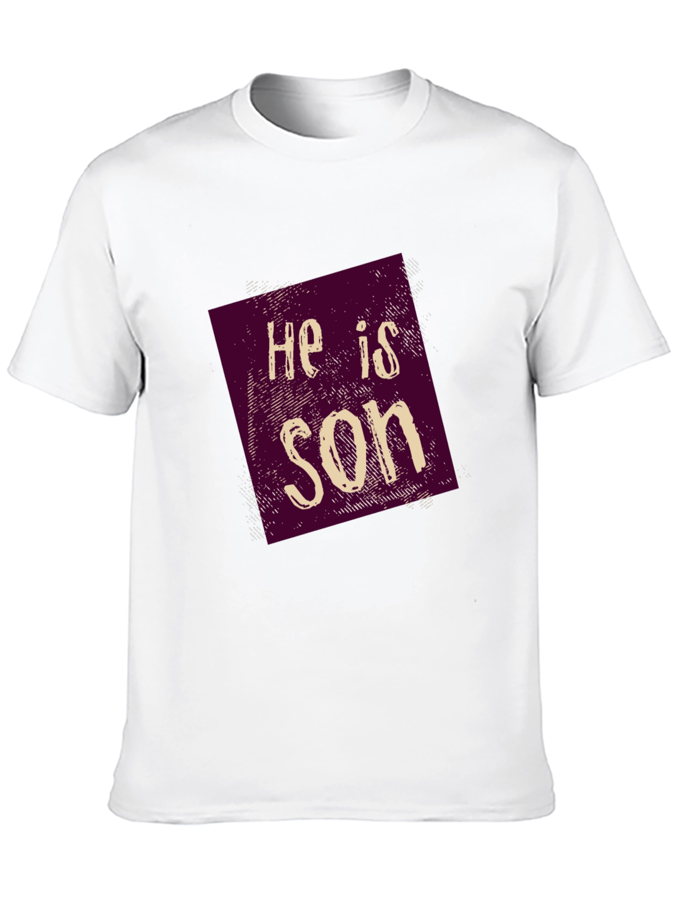 Black He is Son Graphic Tee - Casual Style view 10