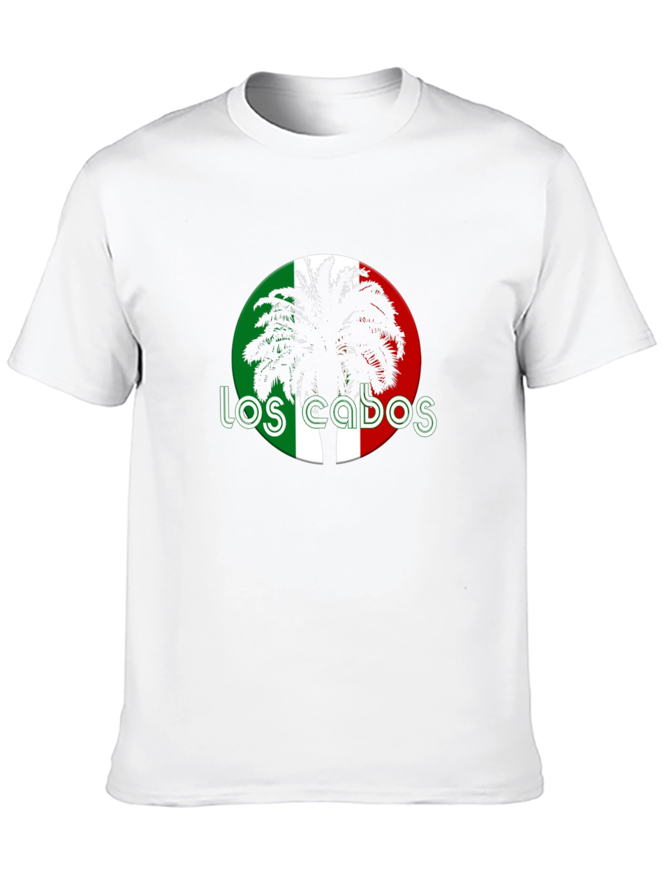 Black Los Cabos Palm Tree Graphic Tee - Black Cotton view 10