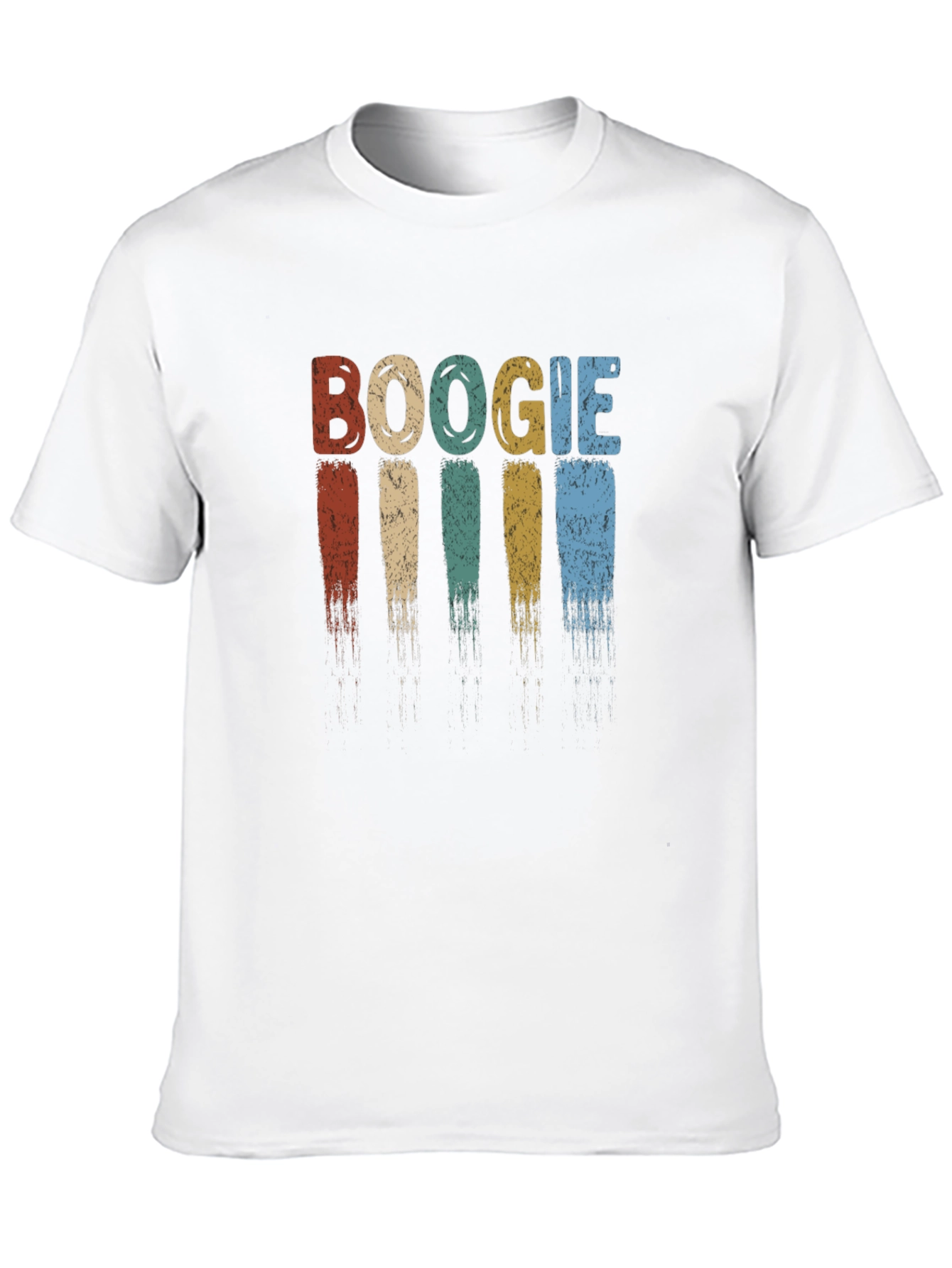 Black Boogie Retro Style Graphic Tee - Black view 10