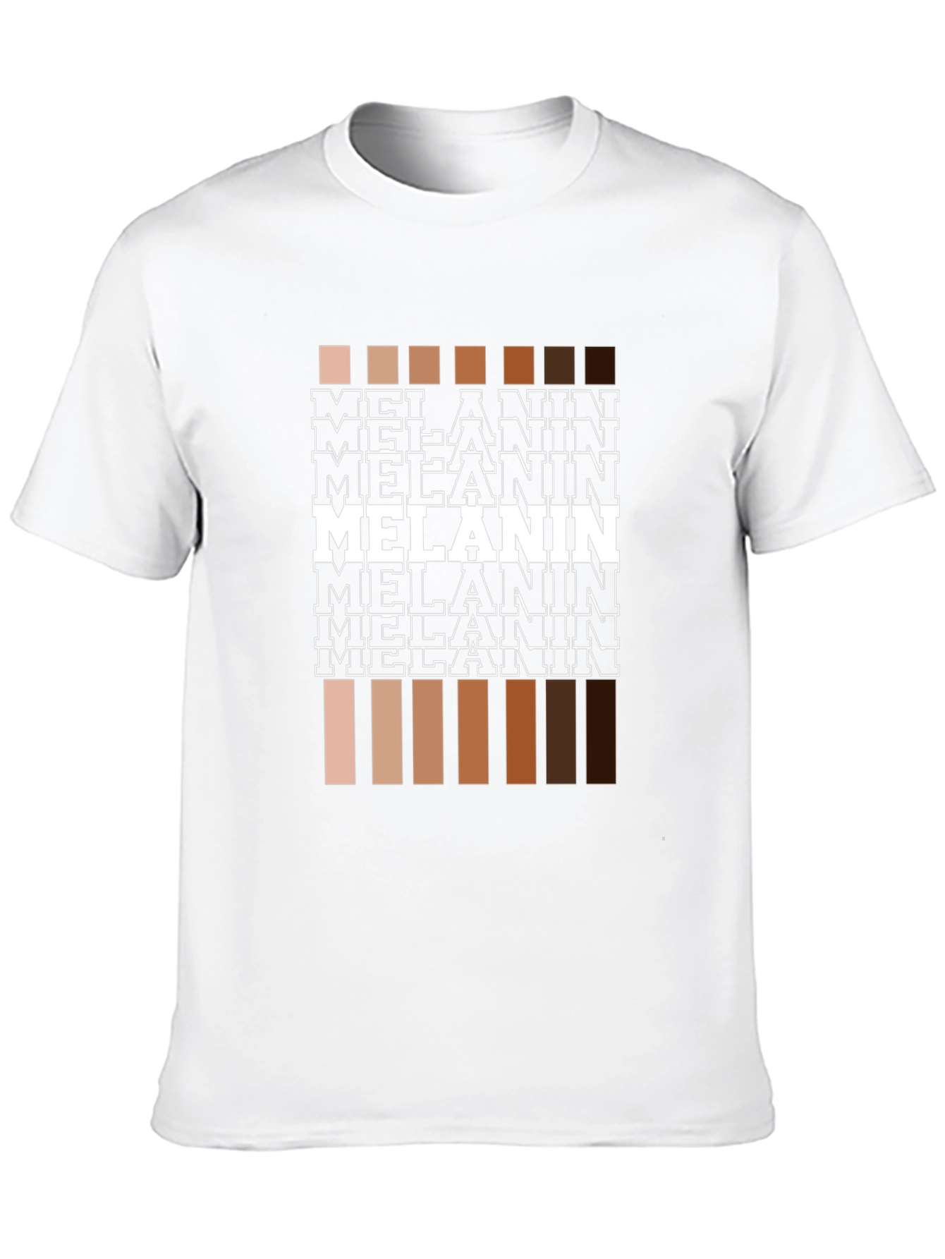 Black Melanin Shades Graphic Tee - Unisex Black T-Shirt view 10